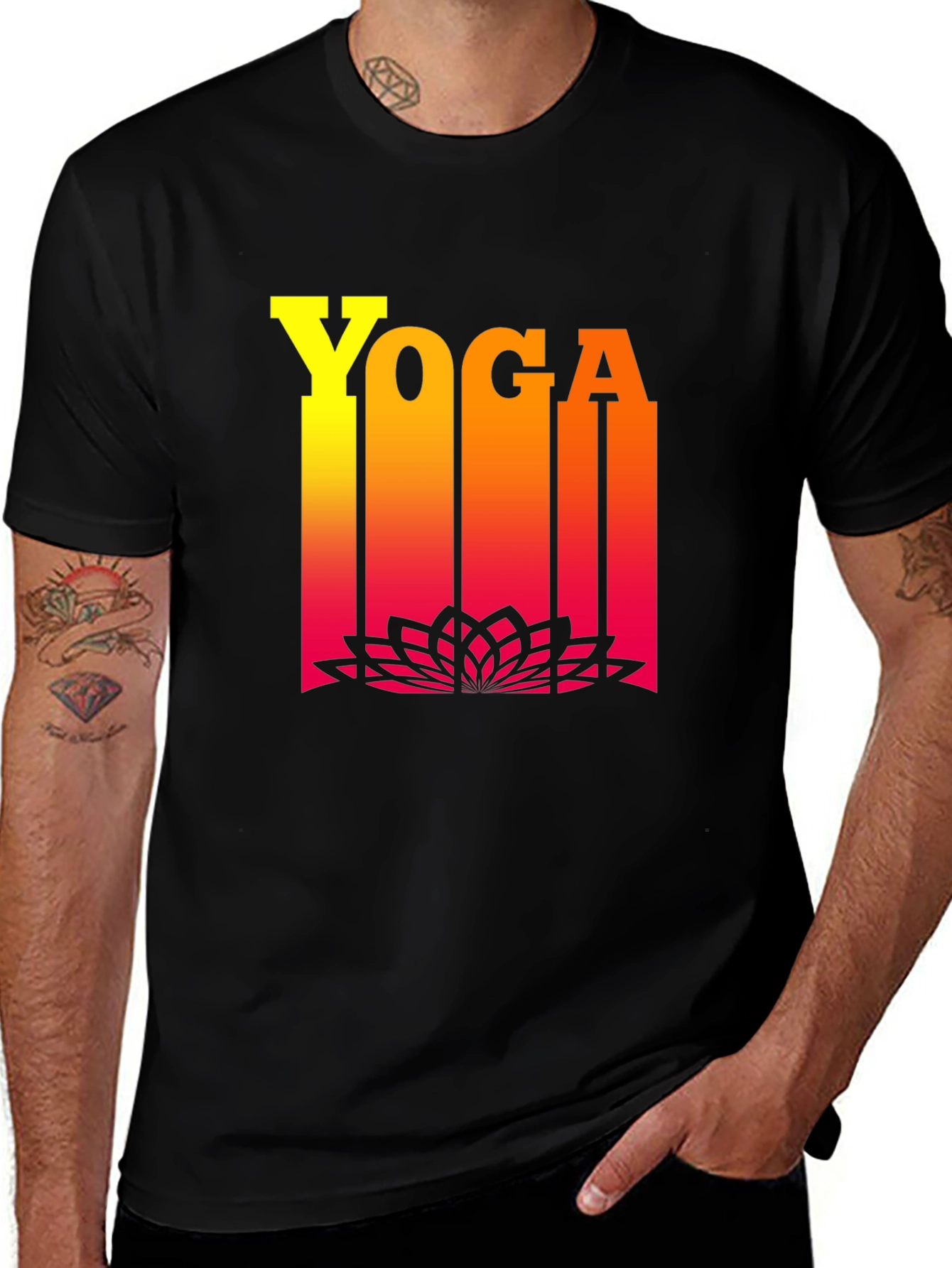 Variant 2 of Yoga Ombre Graphic Tee