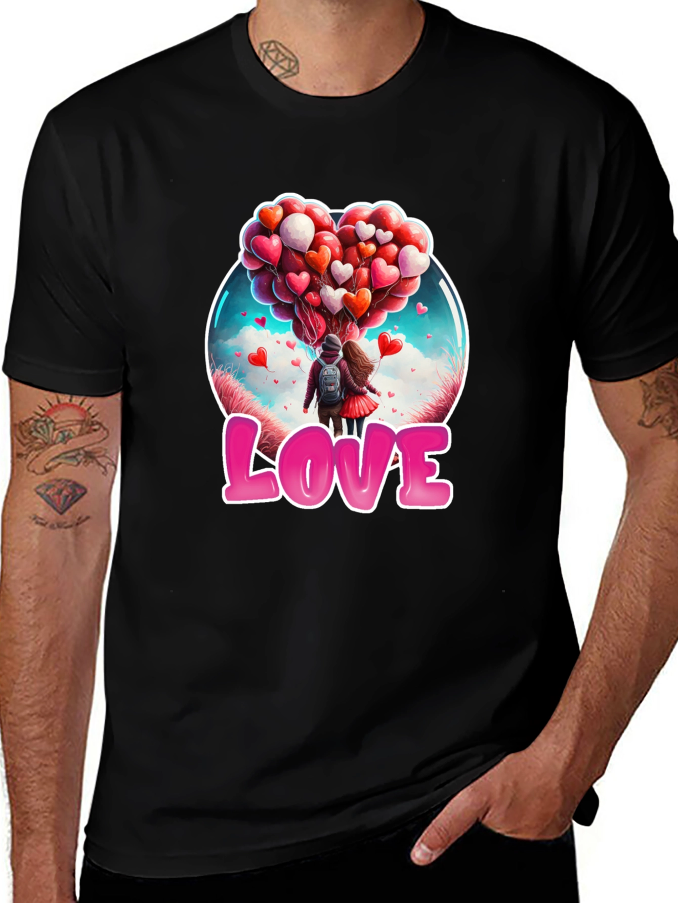 Valentine's Day Love Graphic T-Shirt