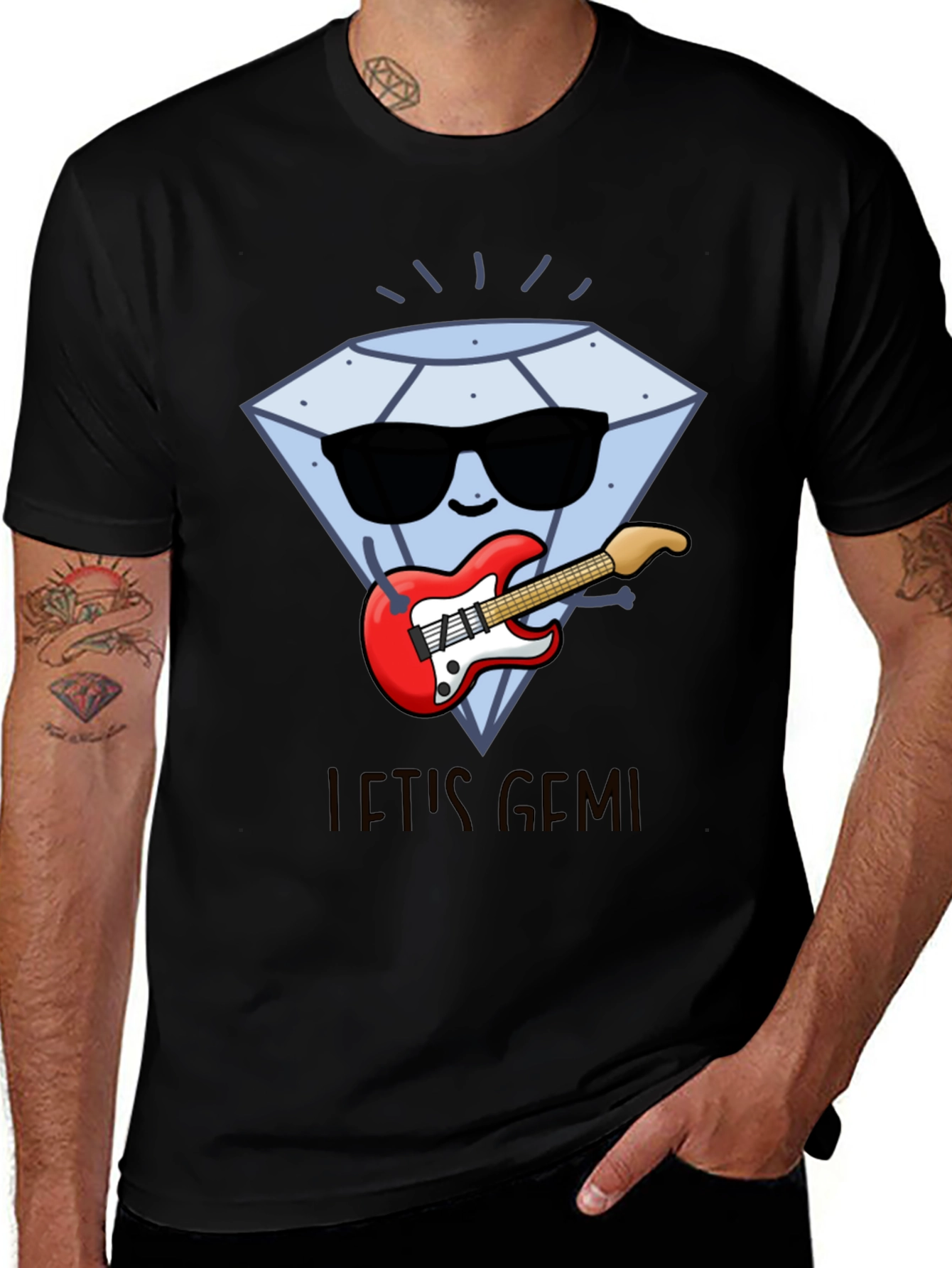 Variant 5 of Rocking Gem T-Shirt - Let's Gem!