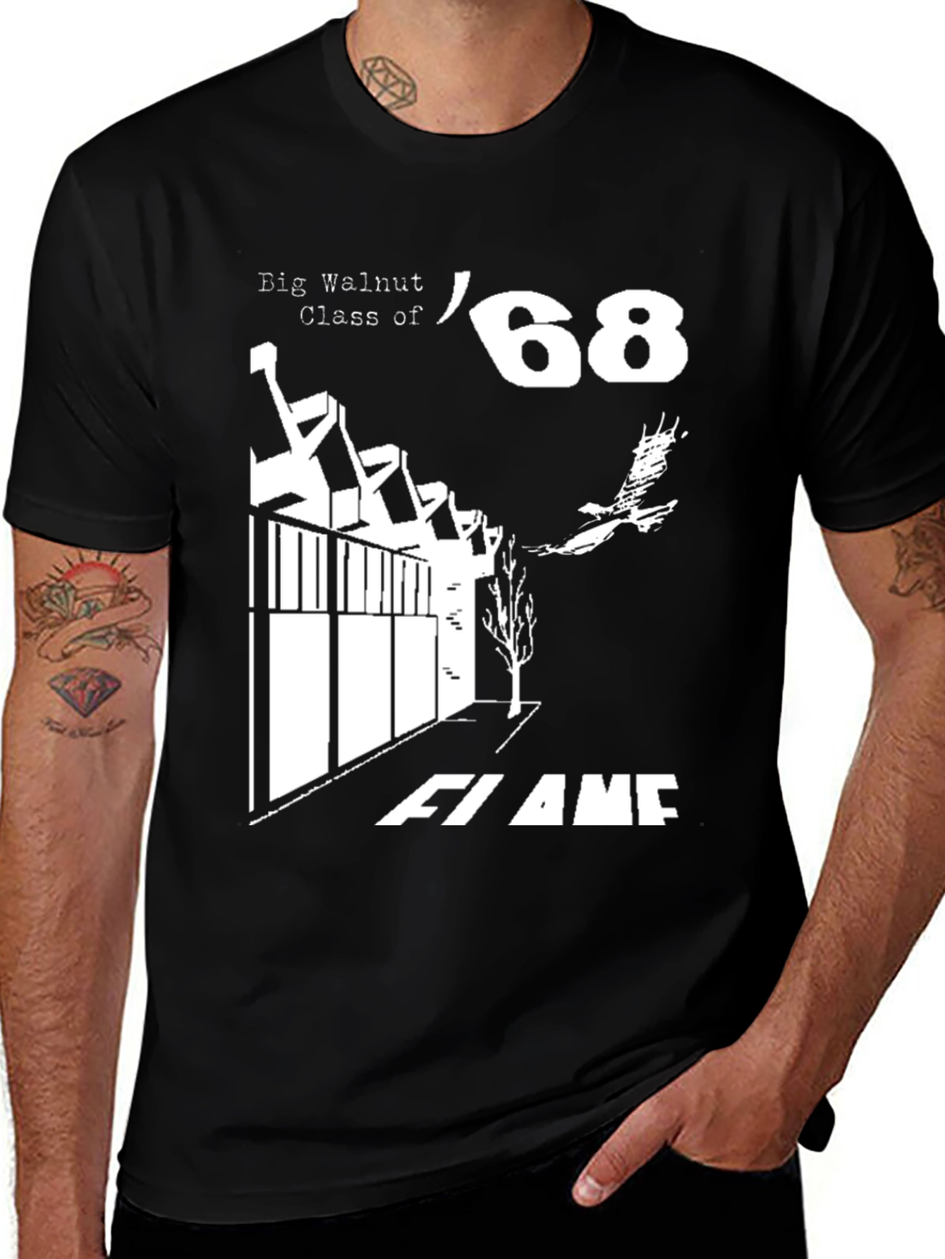 Big Walnut Class of '68 Black T-Shirt