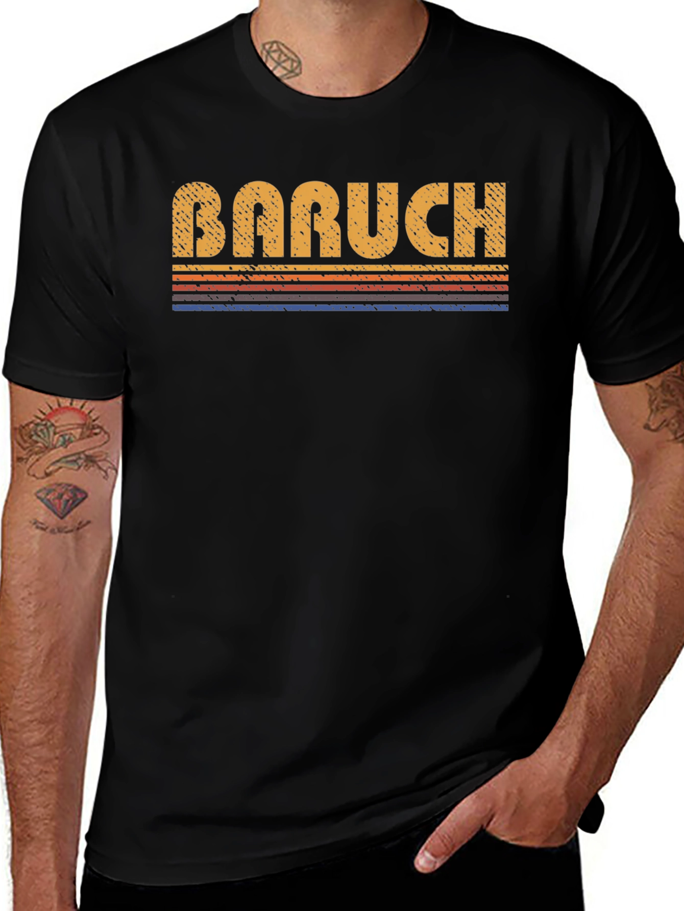Baruch Retro Graphic T-Shirt - Vintage Style Tee