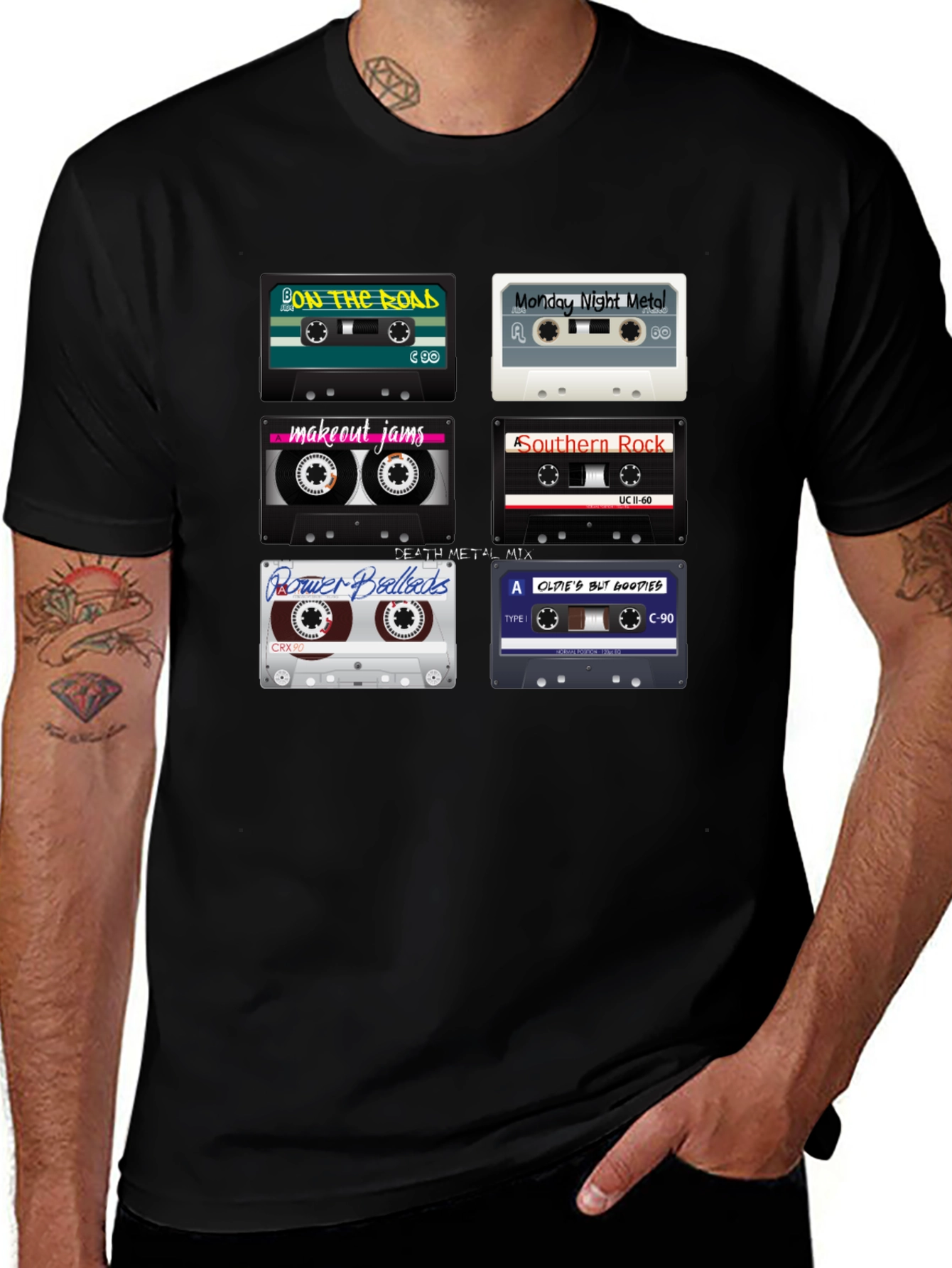 Variant 30 of Retro Cassette Tape T-Shirt - Music Lover Tee