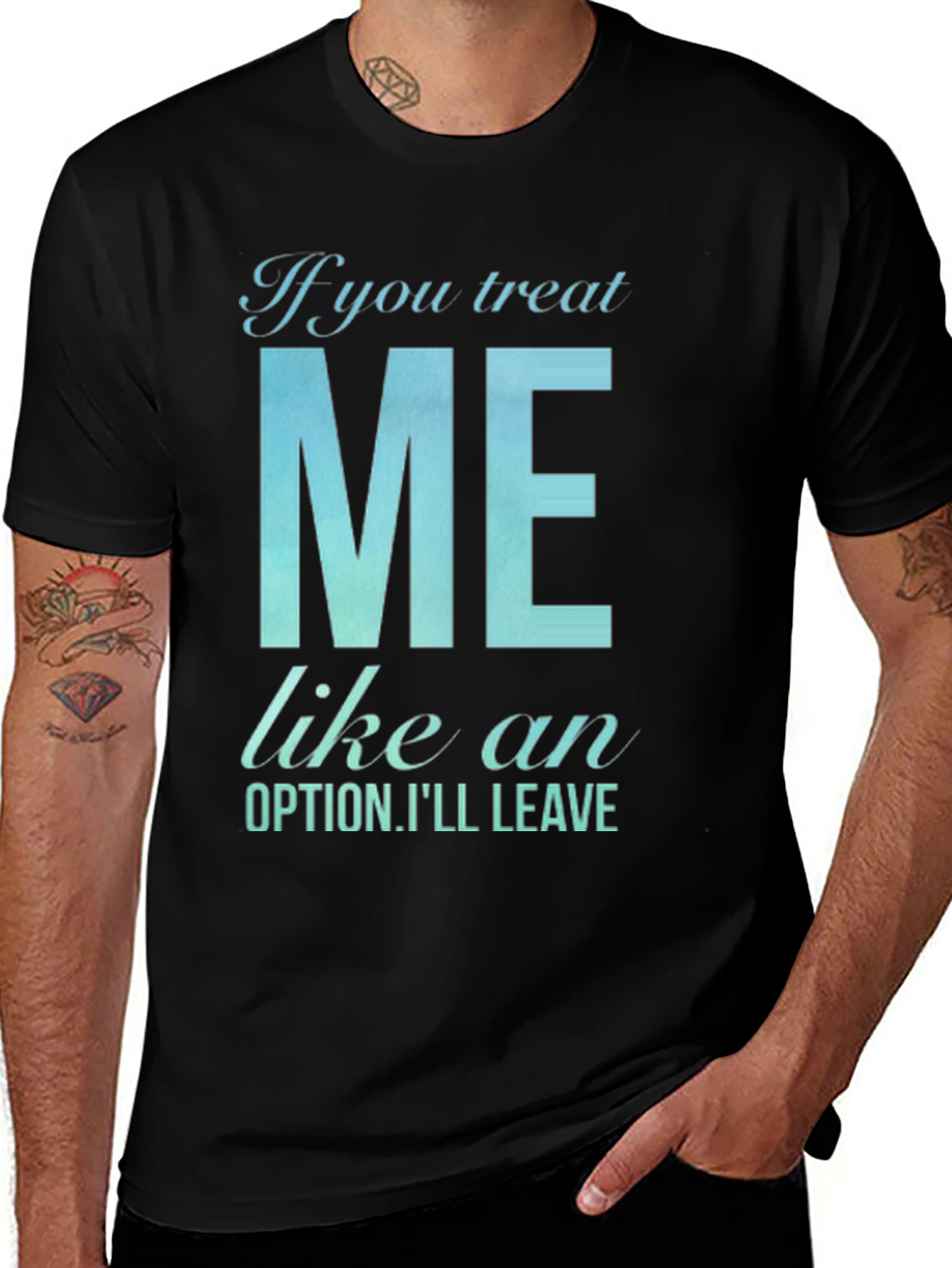 Variant 17 of If You Treat Me Like An Option Graphic Tee