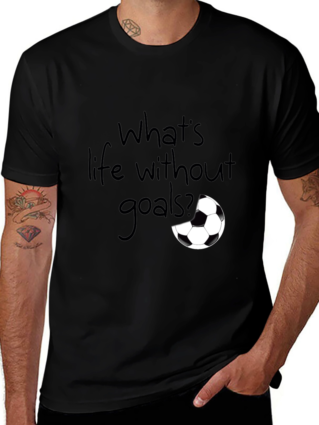 Variant 15 of What's Life Without Goals? T-Shirt