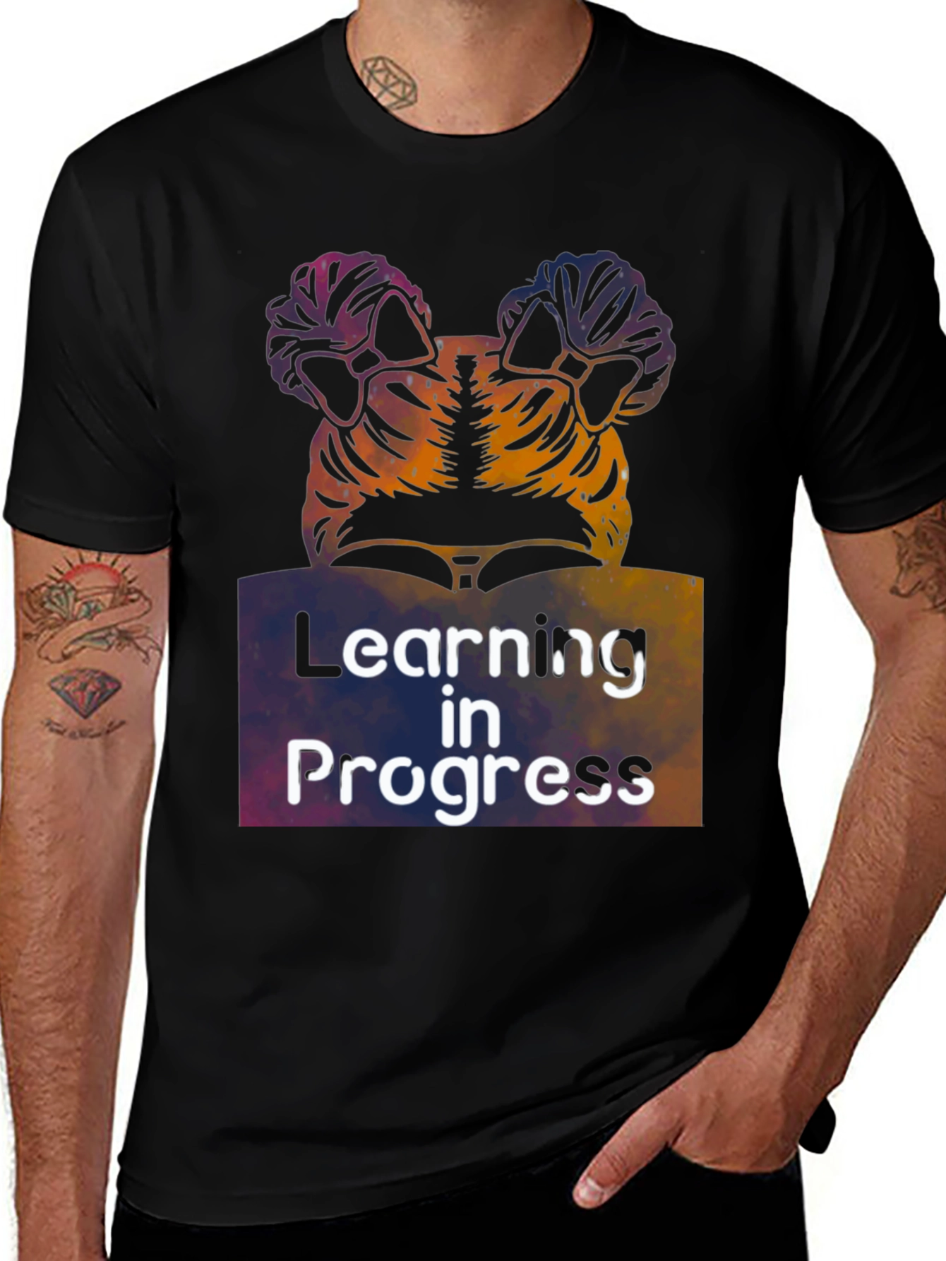 Variant 14 of Learning in Progress Graphic Tee - Soft Cotton