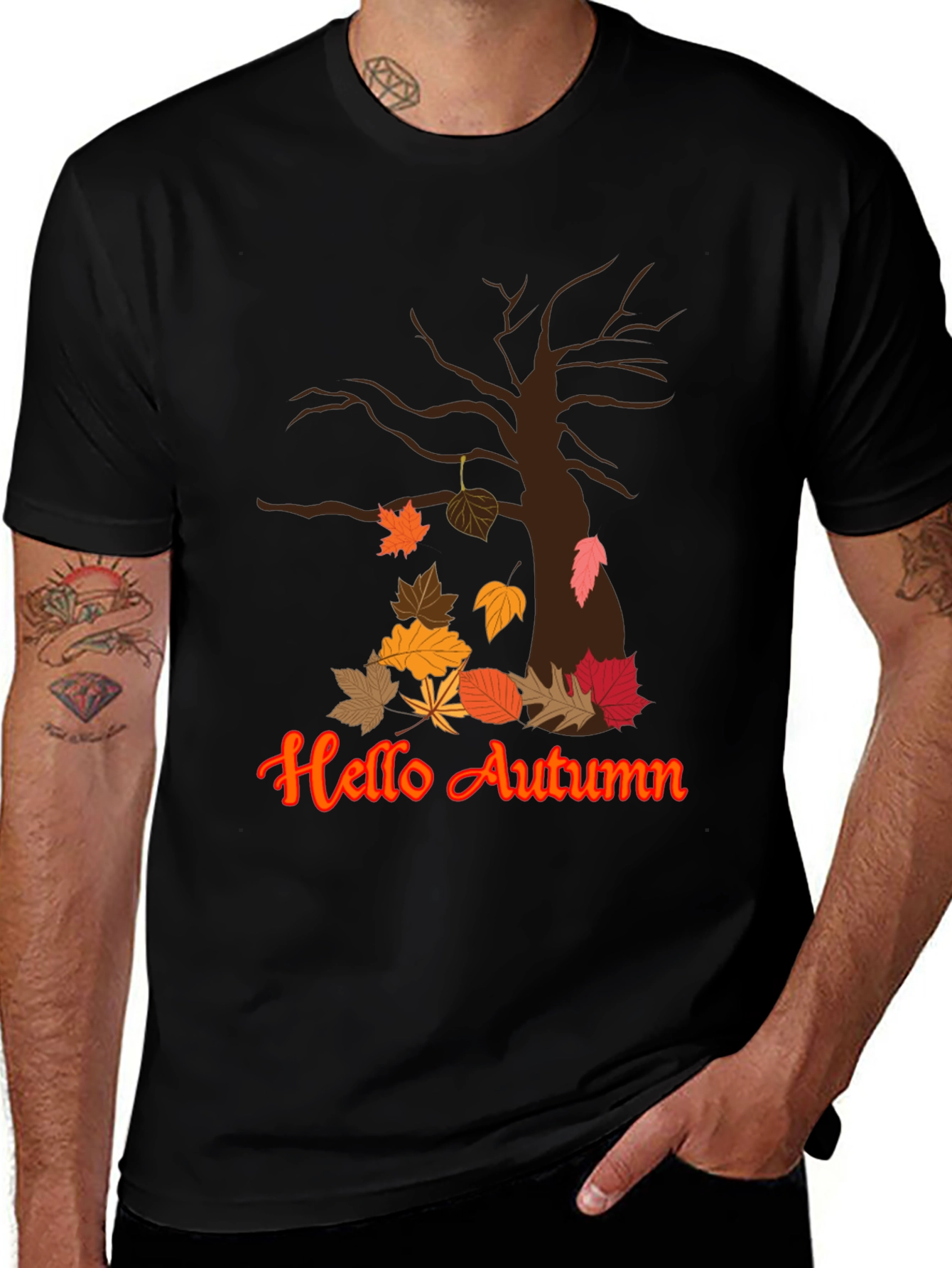 Variant 10 of Autumn Tree Graphic T-Shirt