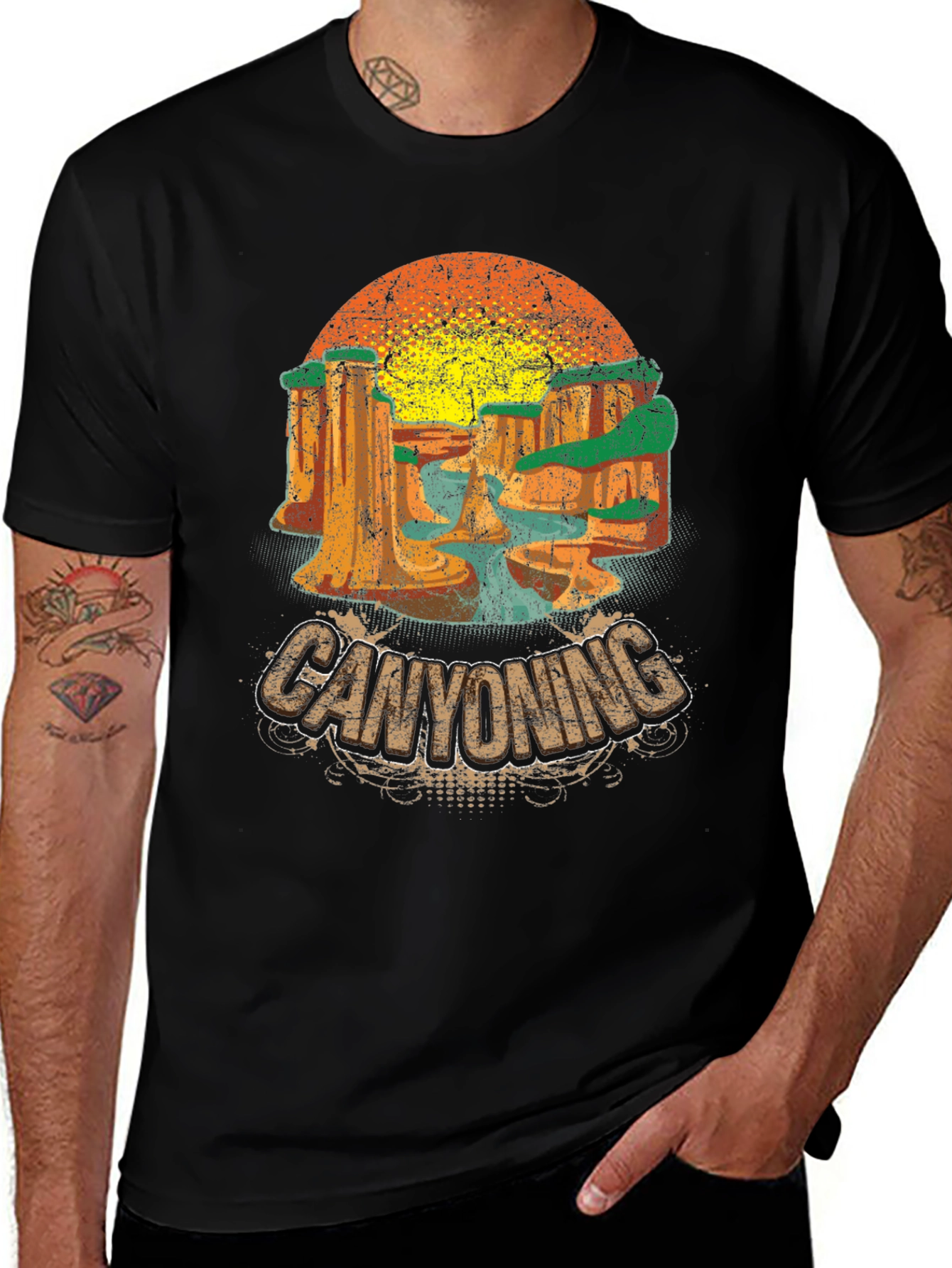 Variant 24 of Canyoning Graphic Tee - Adventure Ready!