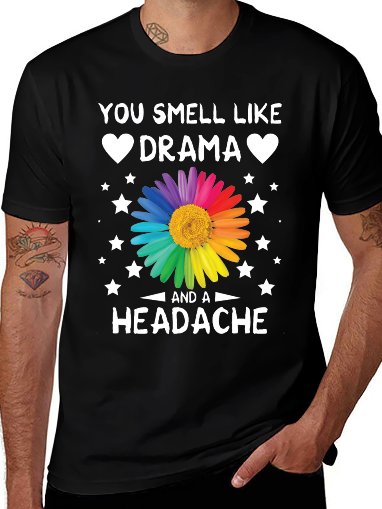 Black Drama & Headache T-Shirt main image