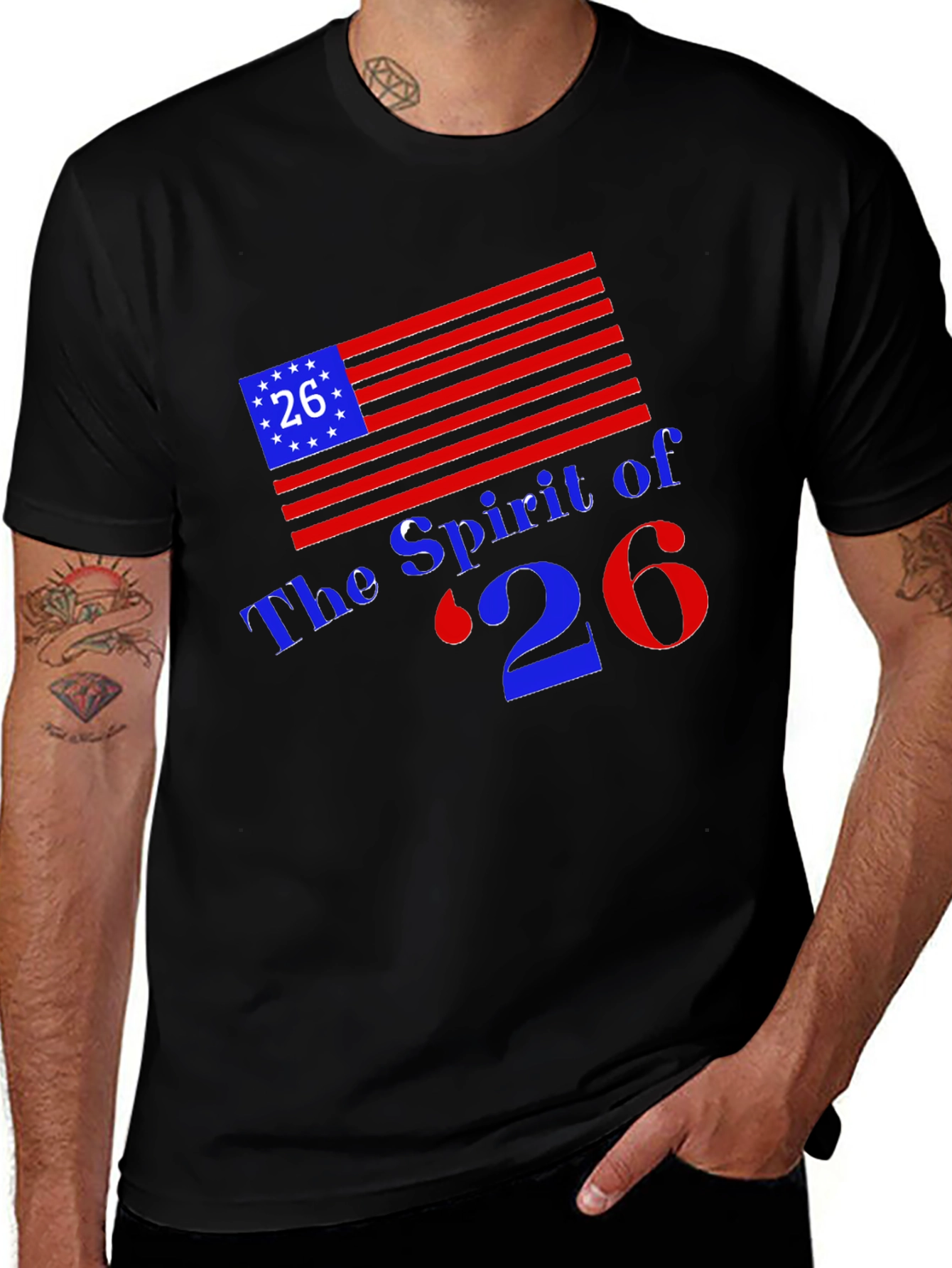 Spirit of '76 T-Shirt - Patriotic Pride