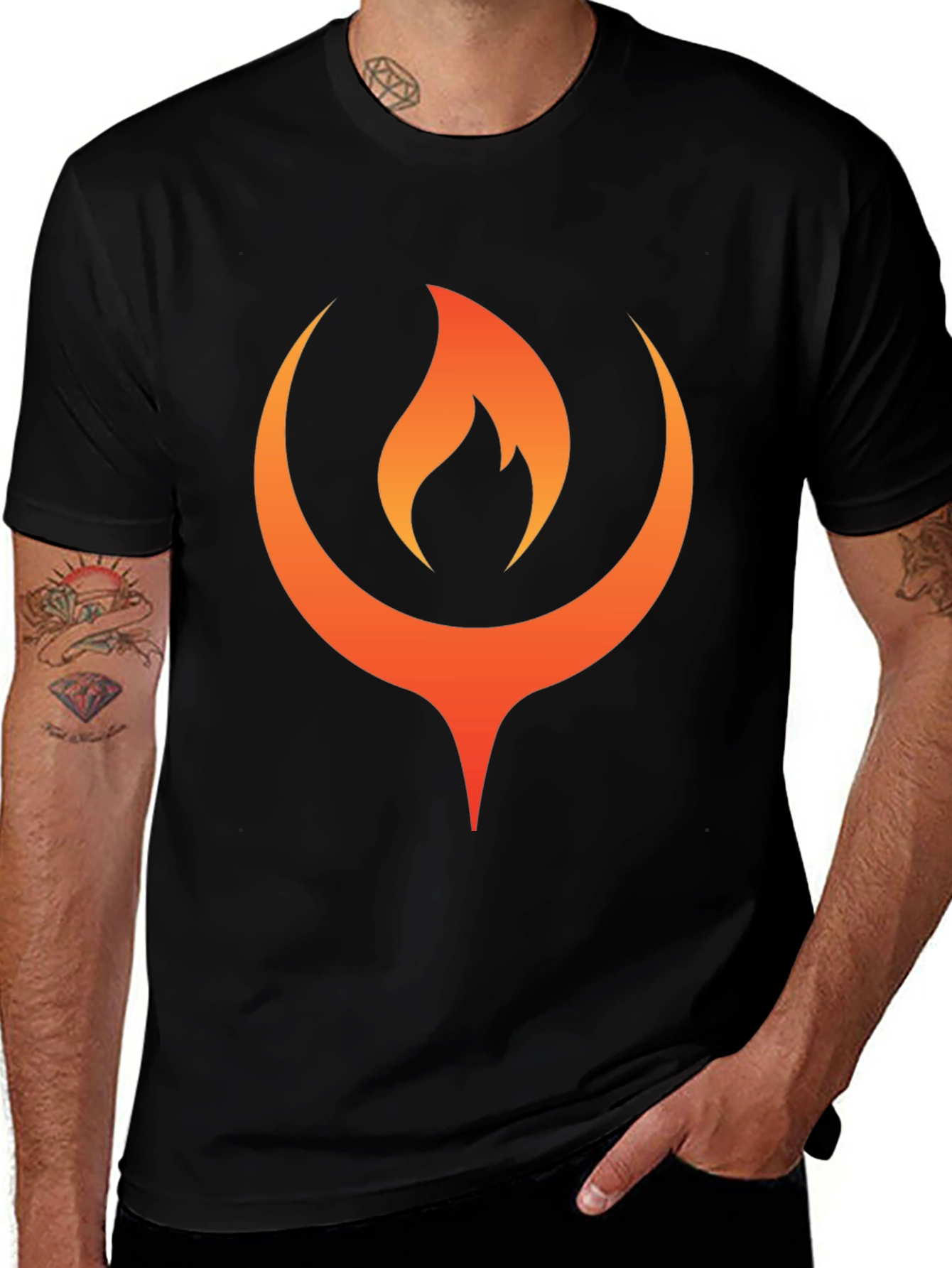 Variant 20 of Fiery Emblem Black T-Shirt