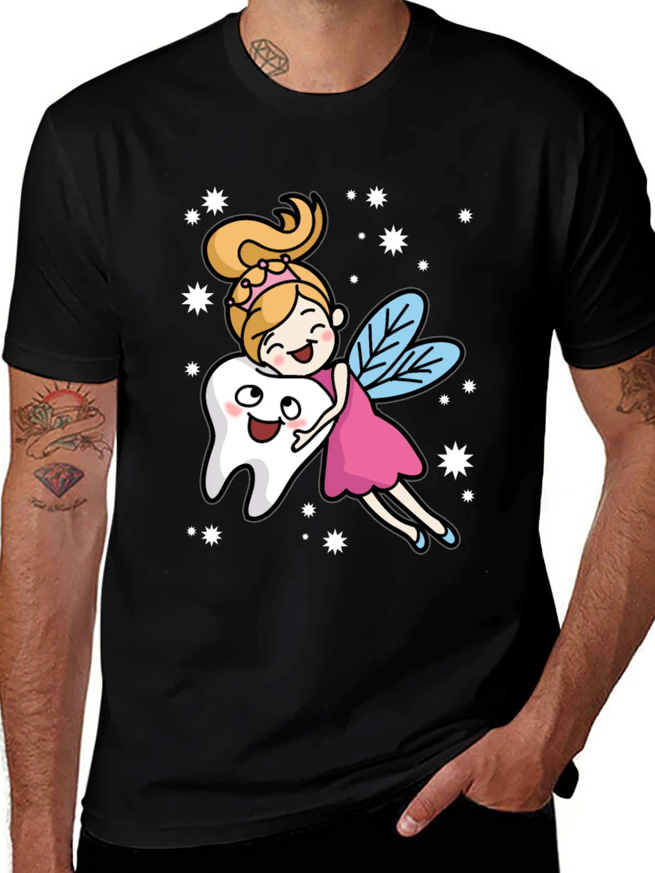 Variant 29 of Tooth Fairy Graphic T-Shirt - Kids & Adults