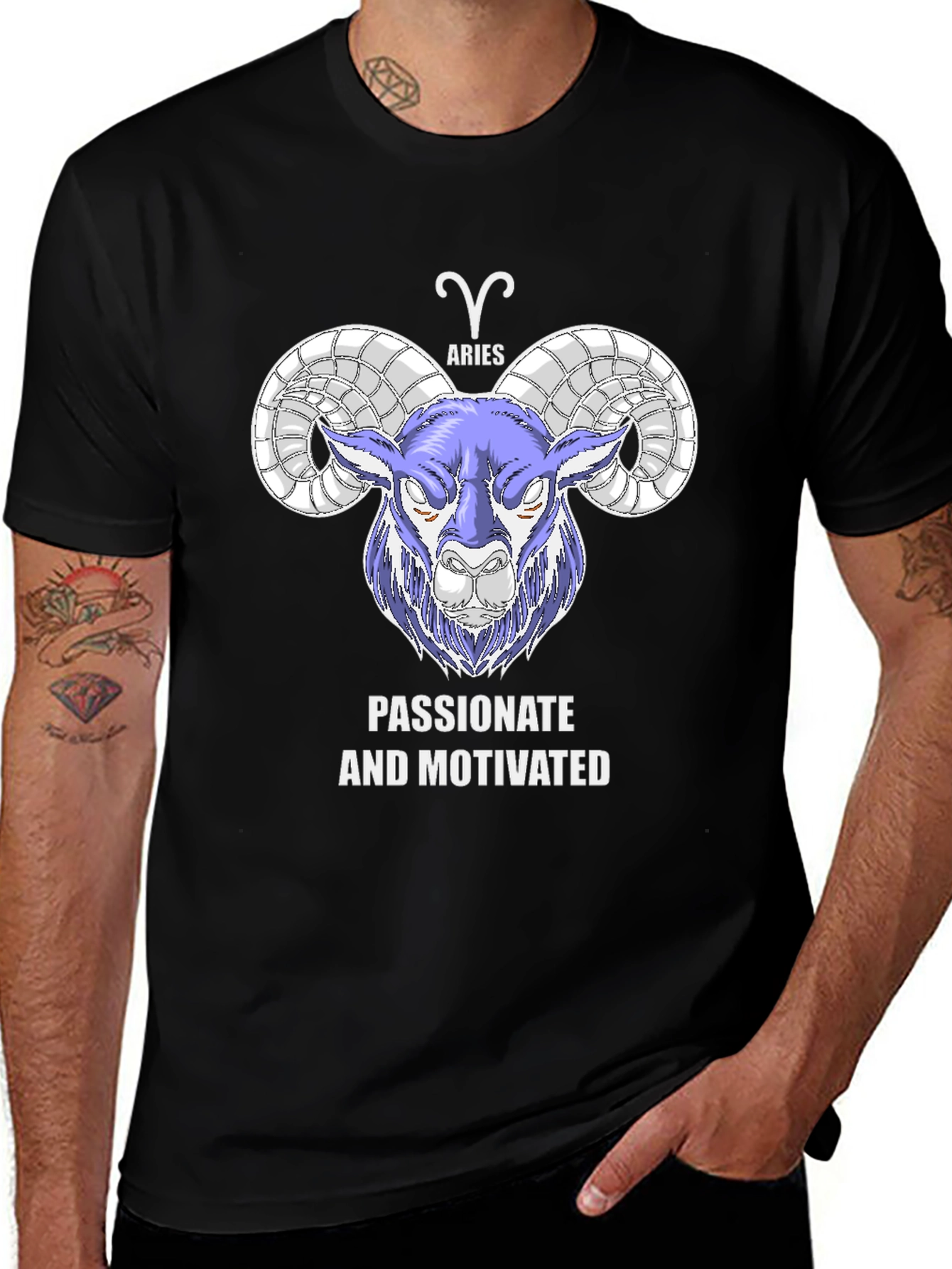 Aries Zodiac T-Shirt - Passionate & Motivated