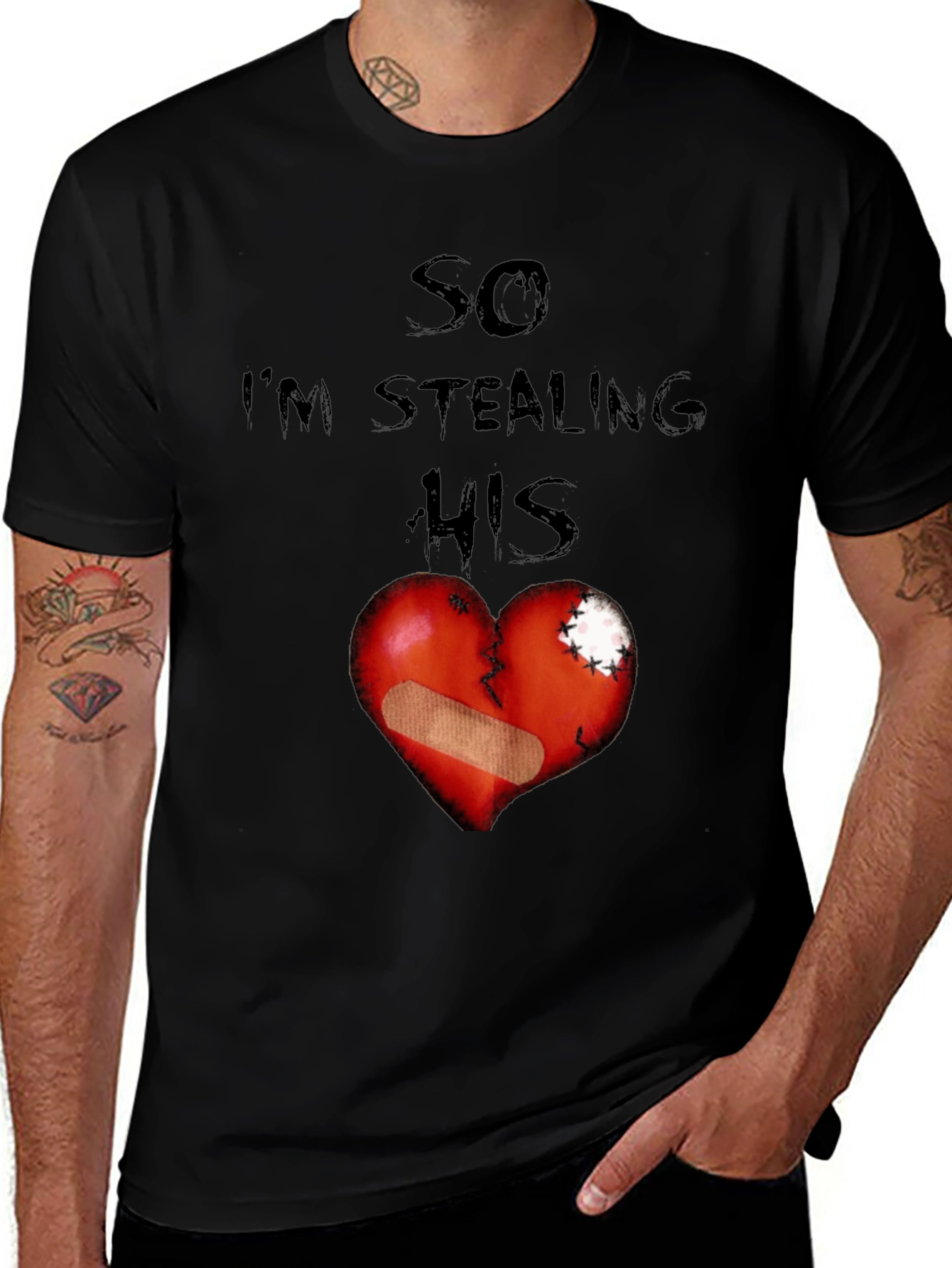 Variant 8 of So I'm Stealing His Broken Heart Graphic Tee