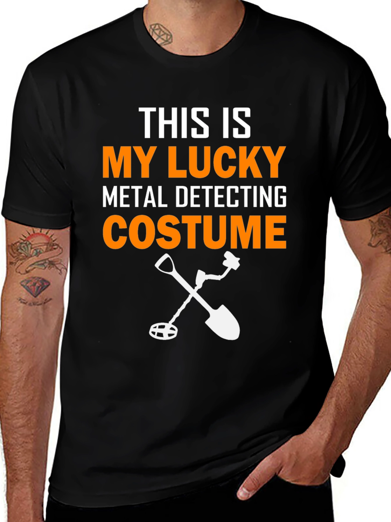 Variant 26 of Lucky Metal Detecting Costume T-Shirt