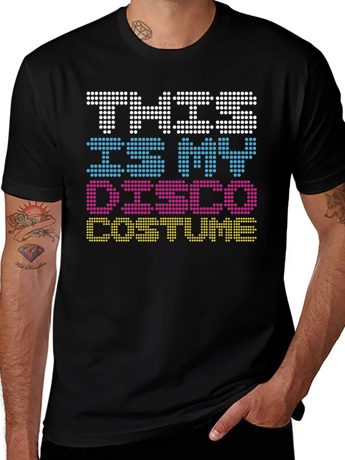 Variant 20 of This Is My Disco Costume T-Shirt Retro Party Tee