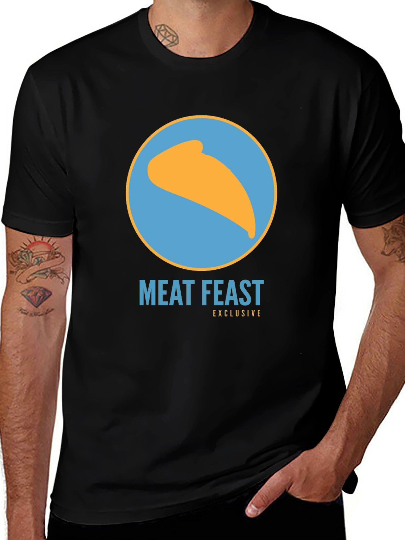 Variant 4 of Meat Feast Exclusive Graphic Tee