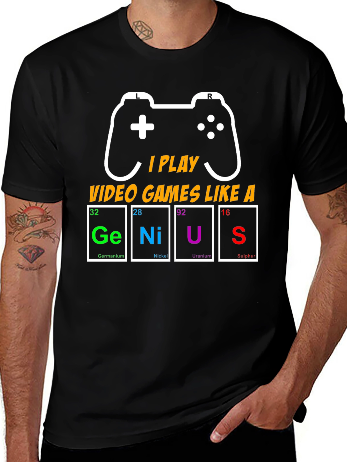 Gamer Genius T-Shirt - Play Like A Pro
