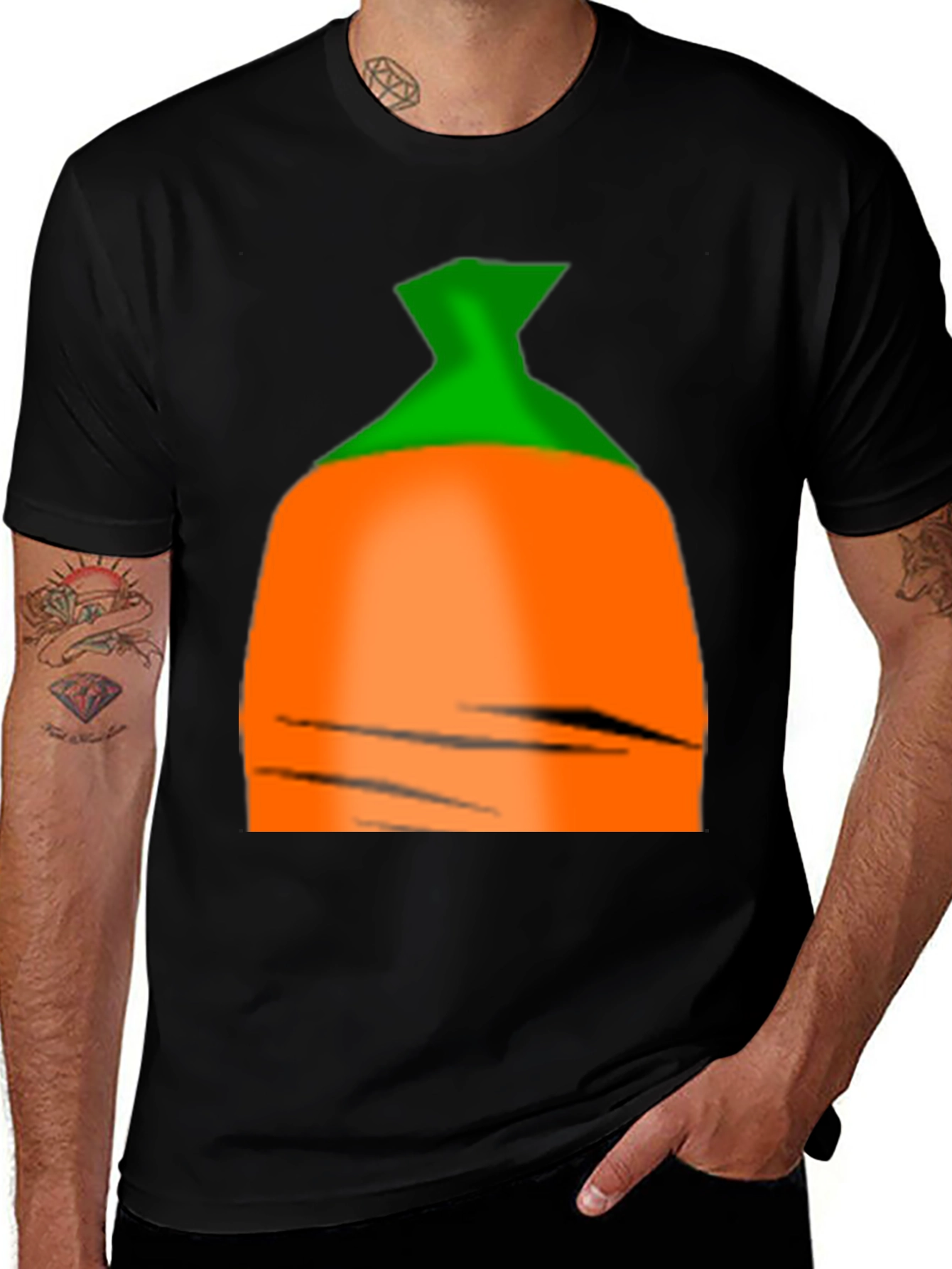 Variant 16 of Carrot Graphic Tee - Fun Novelty Shirt
