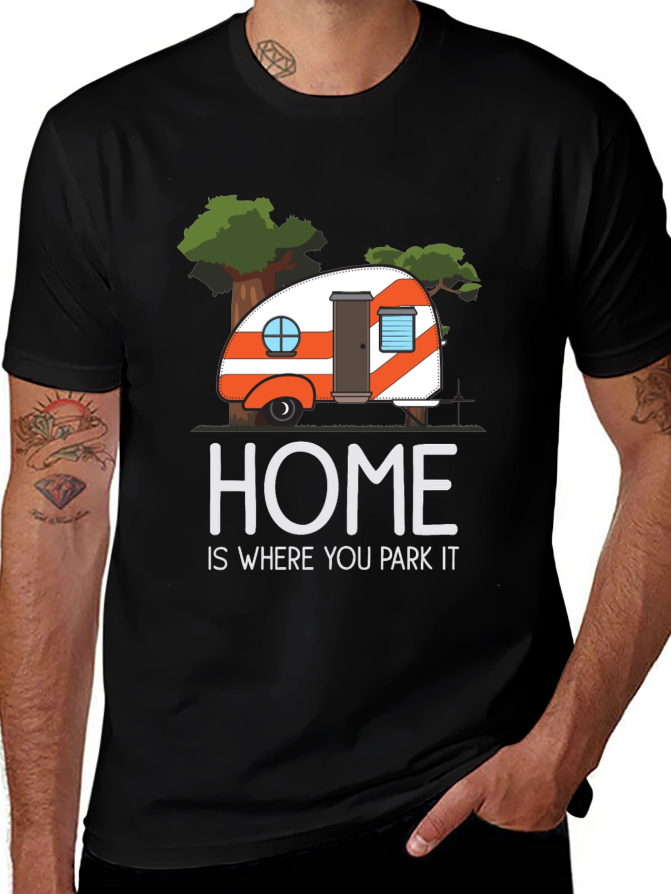 Variant 5 of Home is Where You Park It T-Shirt