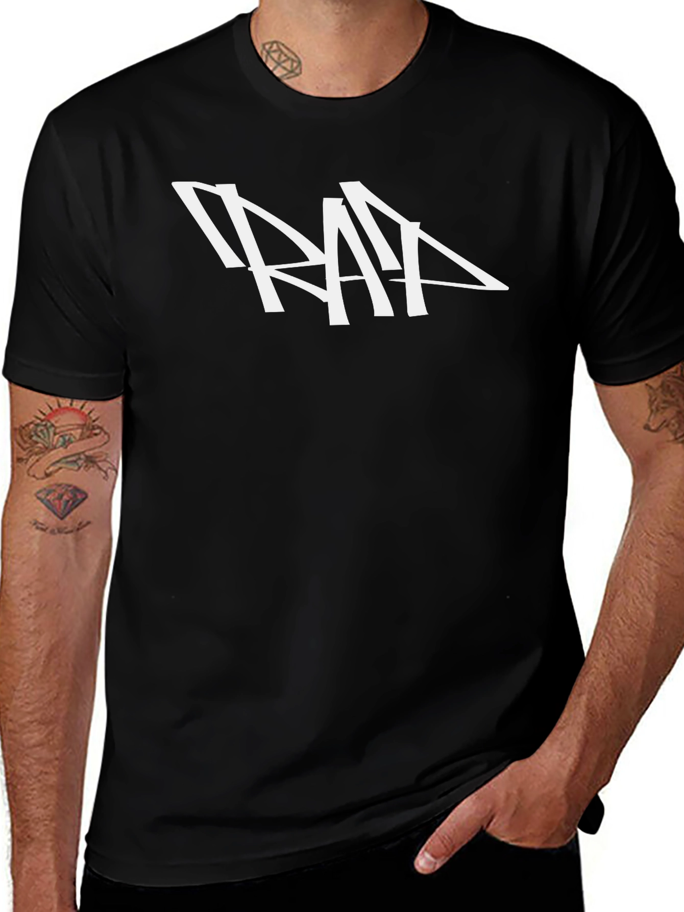 Variant 15 of TRAP Graphic Tee - Stylish Black T-Shirt