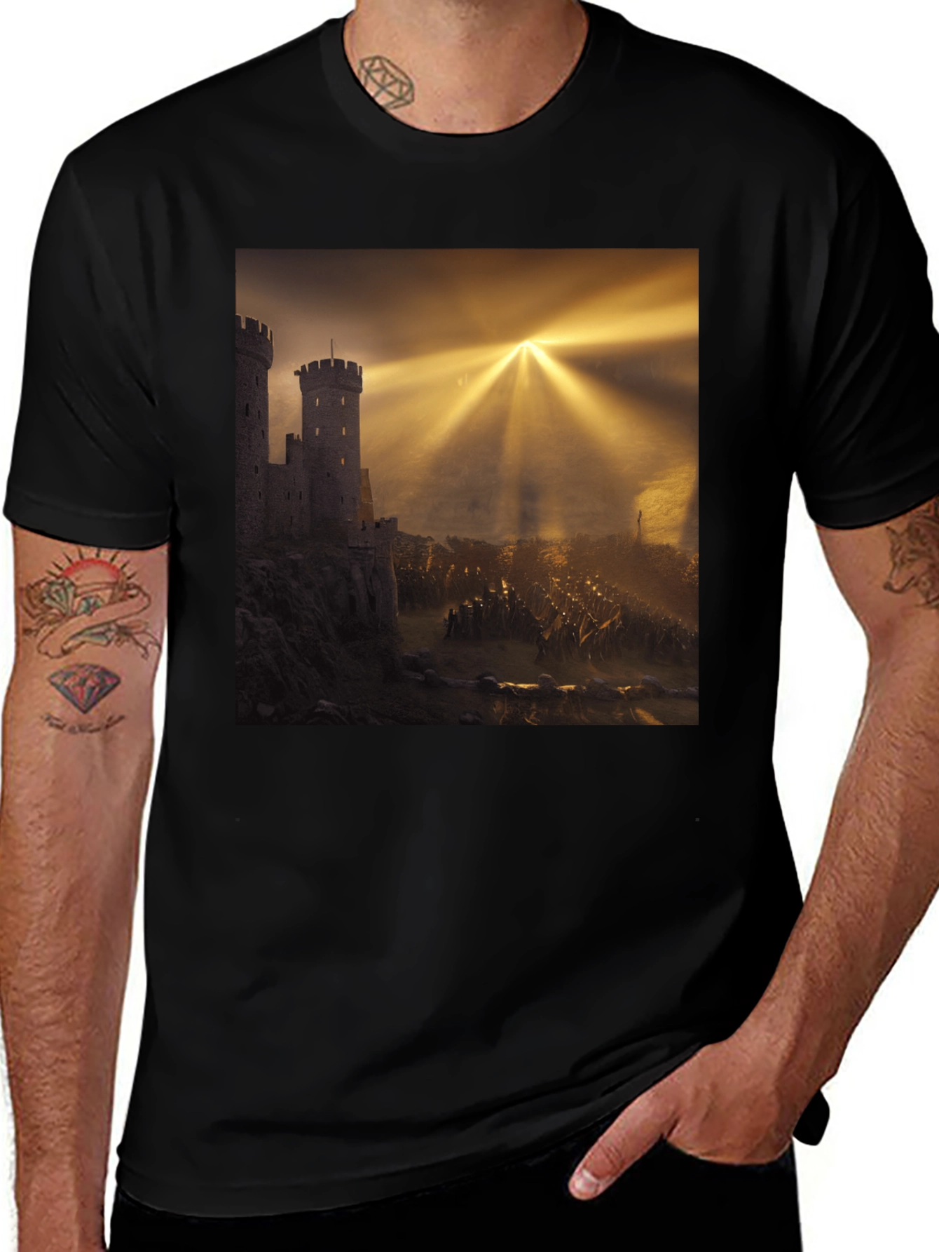 Variant 16 of Medieval Castle T-Shirt