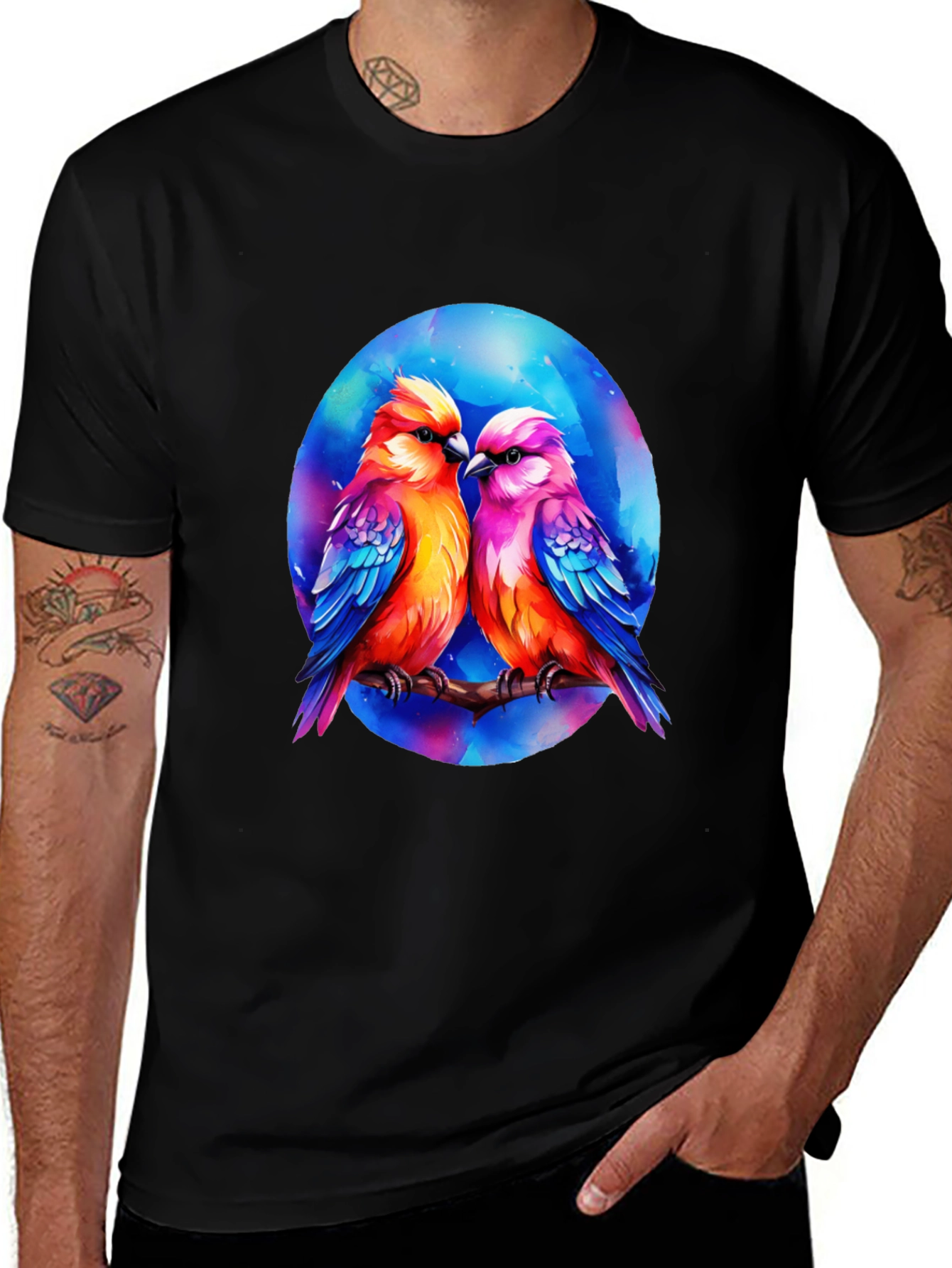 Variant 16 of Birds of Paradise Graphic Tee