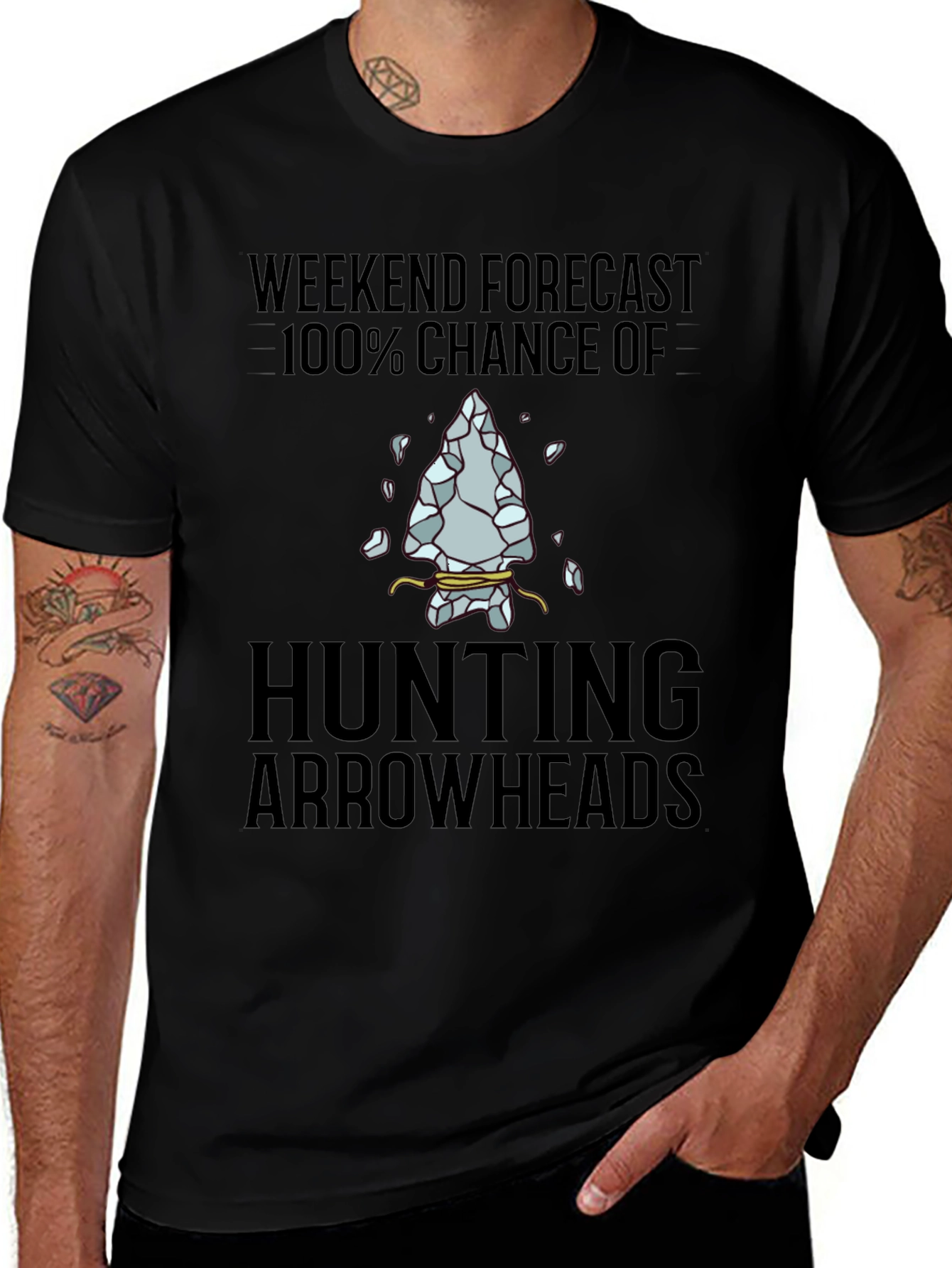 Variant 21 of Hunting Arrowheads T-Shirt - Weekend Forecast