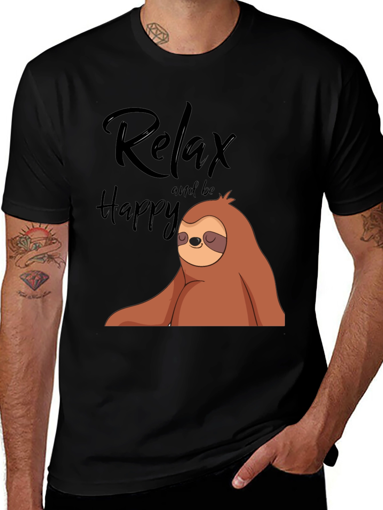 Variant 27 of Relax Sloth Graphic Tee
