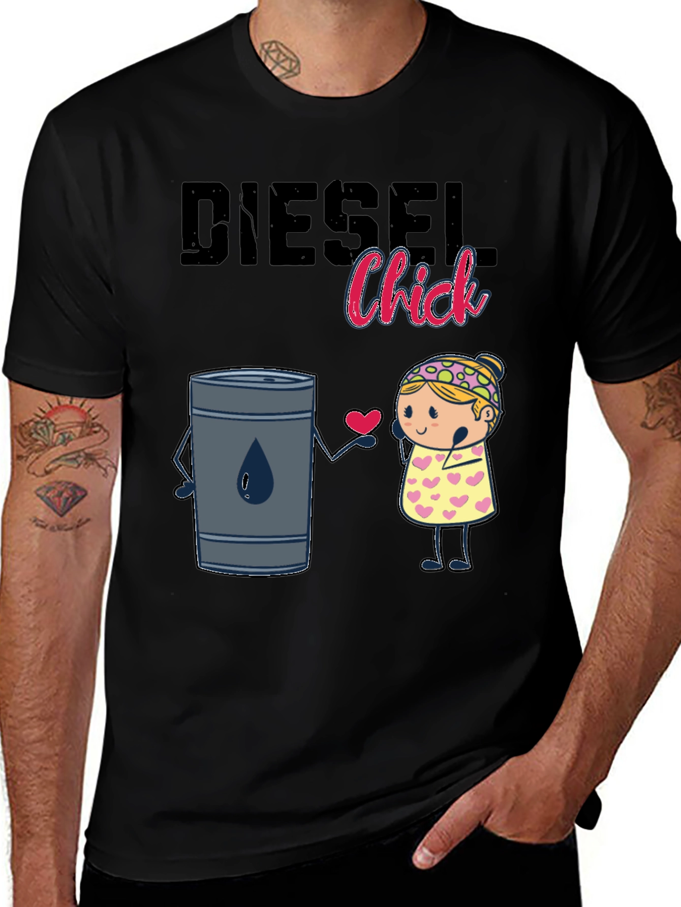 Variant 8 of Diesel Chick Graphic T-Shirt