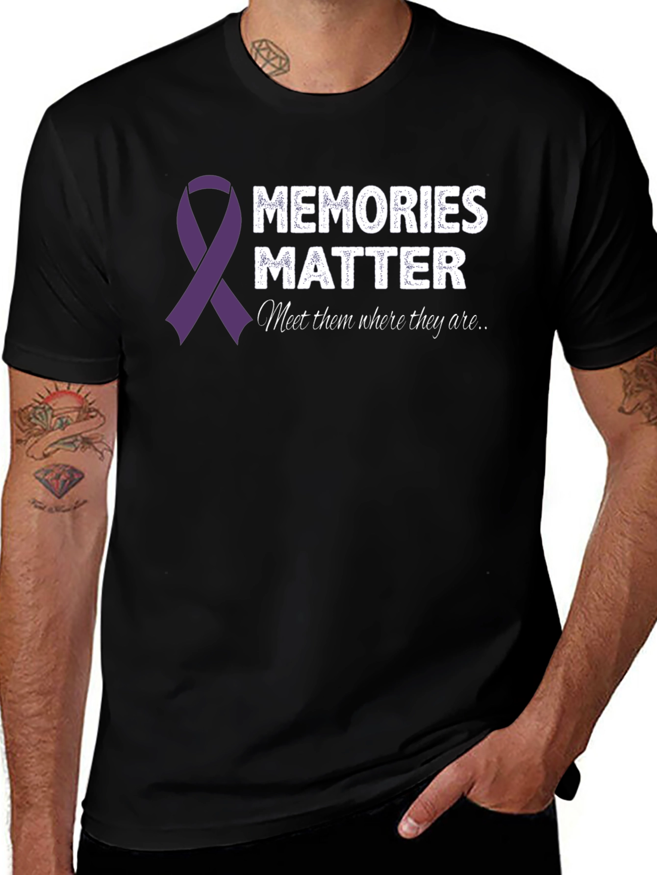 Variant 23 of Memories Matter Awareness T-Shirt