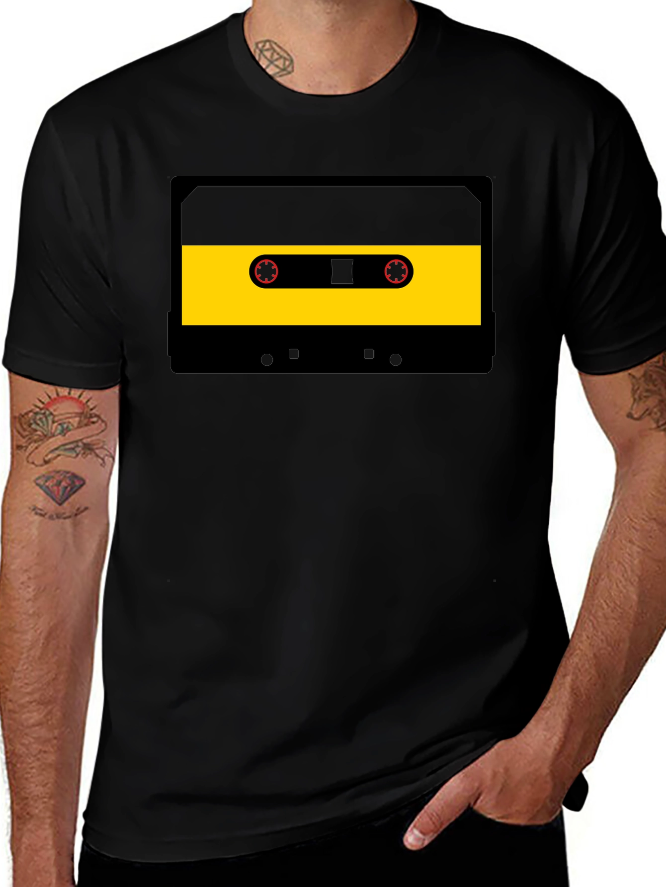Variant 9 of Retro Cassette Tape Graphic T-Shirt