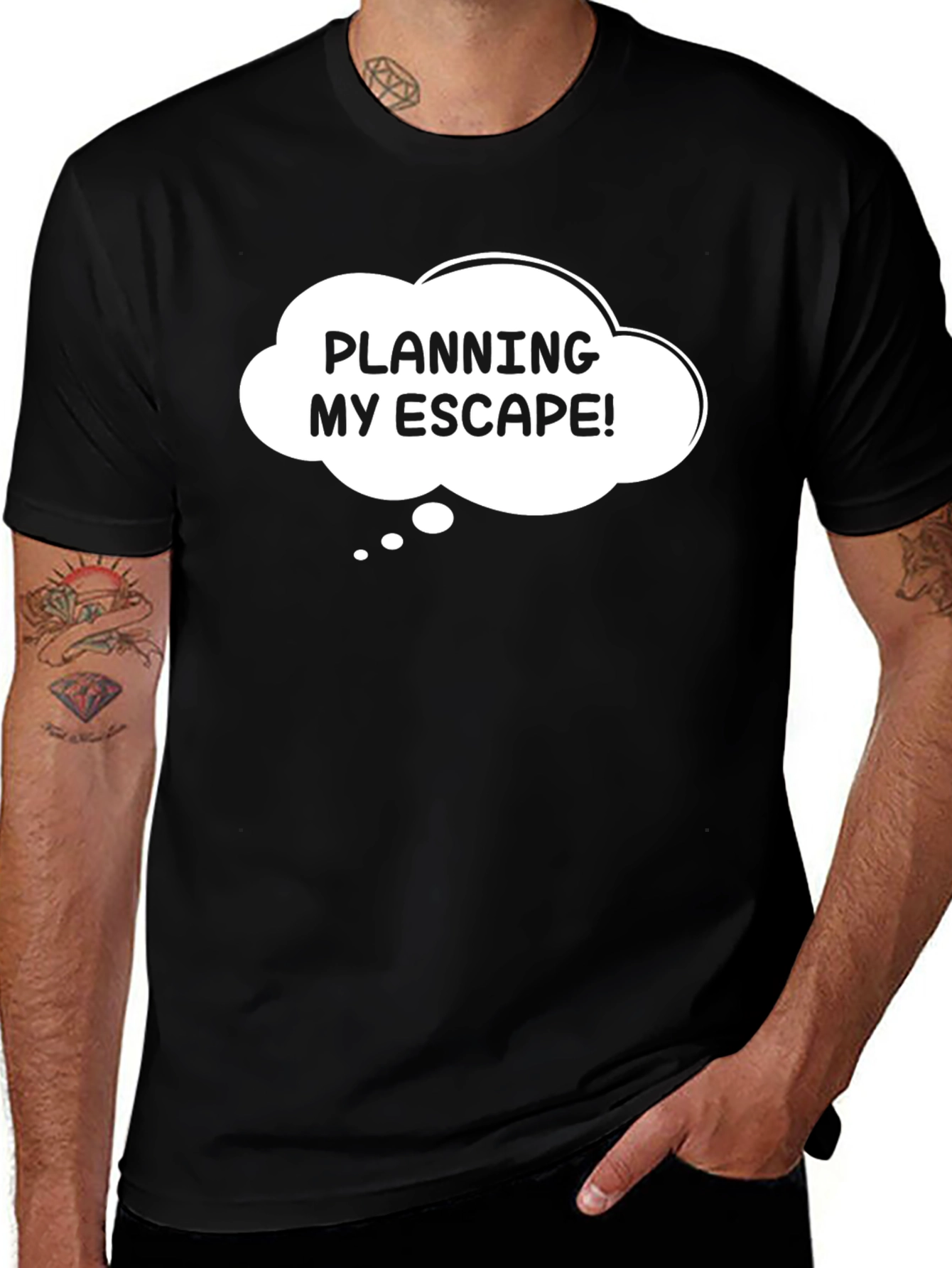 Variant 16 of Planning My Escape T-Shirt - Humorous Graphic Tee
