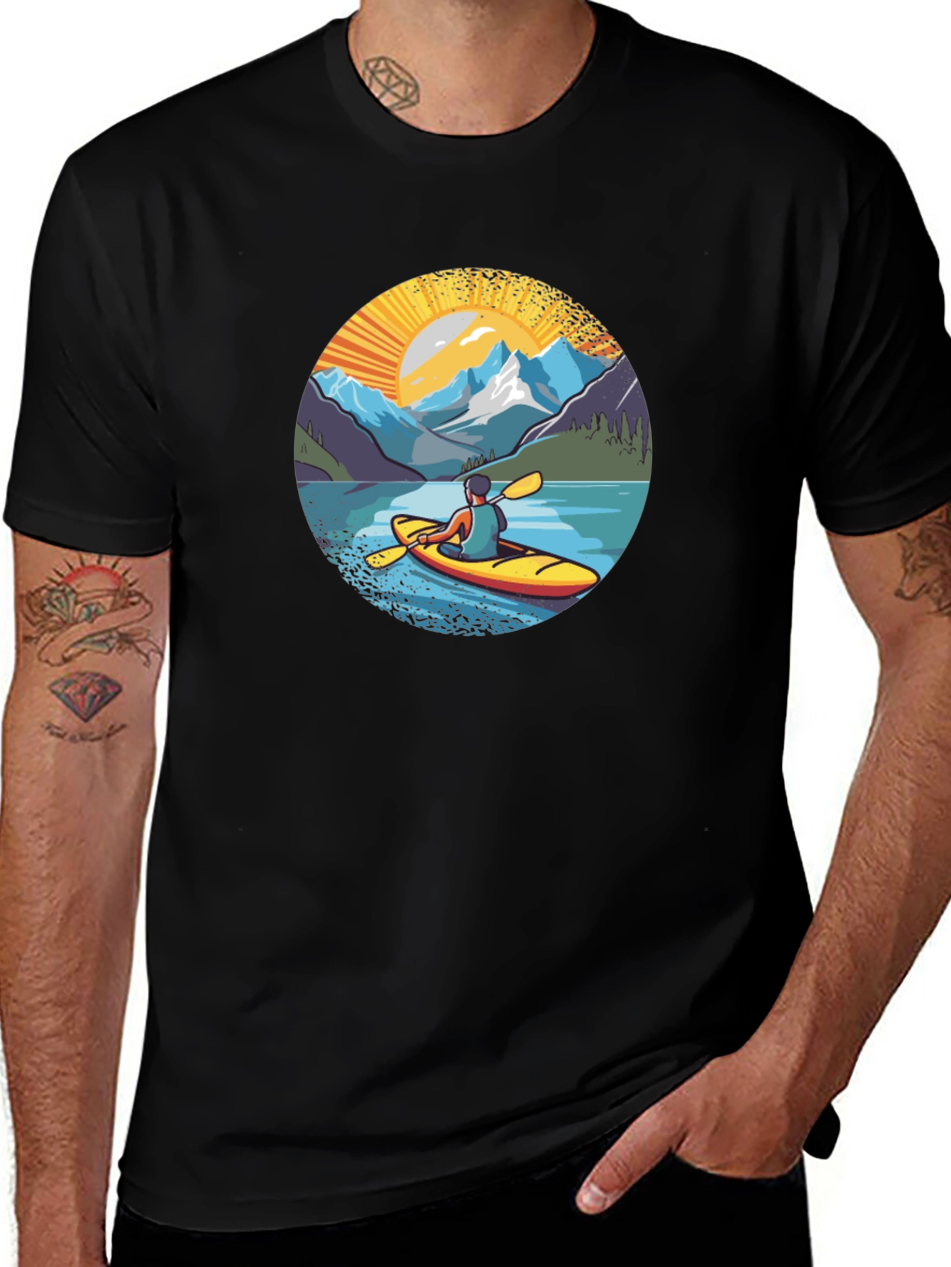 Variant 21 of Kayak Adventure Graphic T-Shirt
