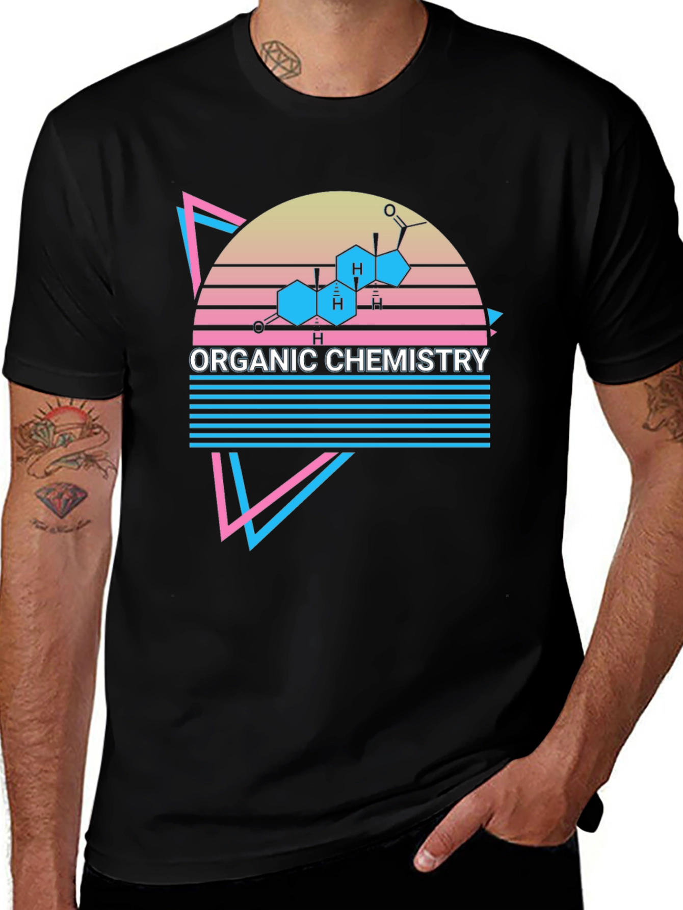 Variant 5 of Organic Chemistry Retro Style T-Shirt
