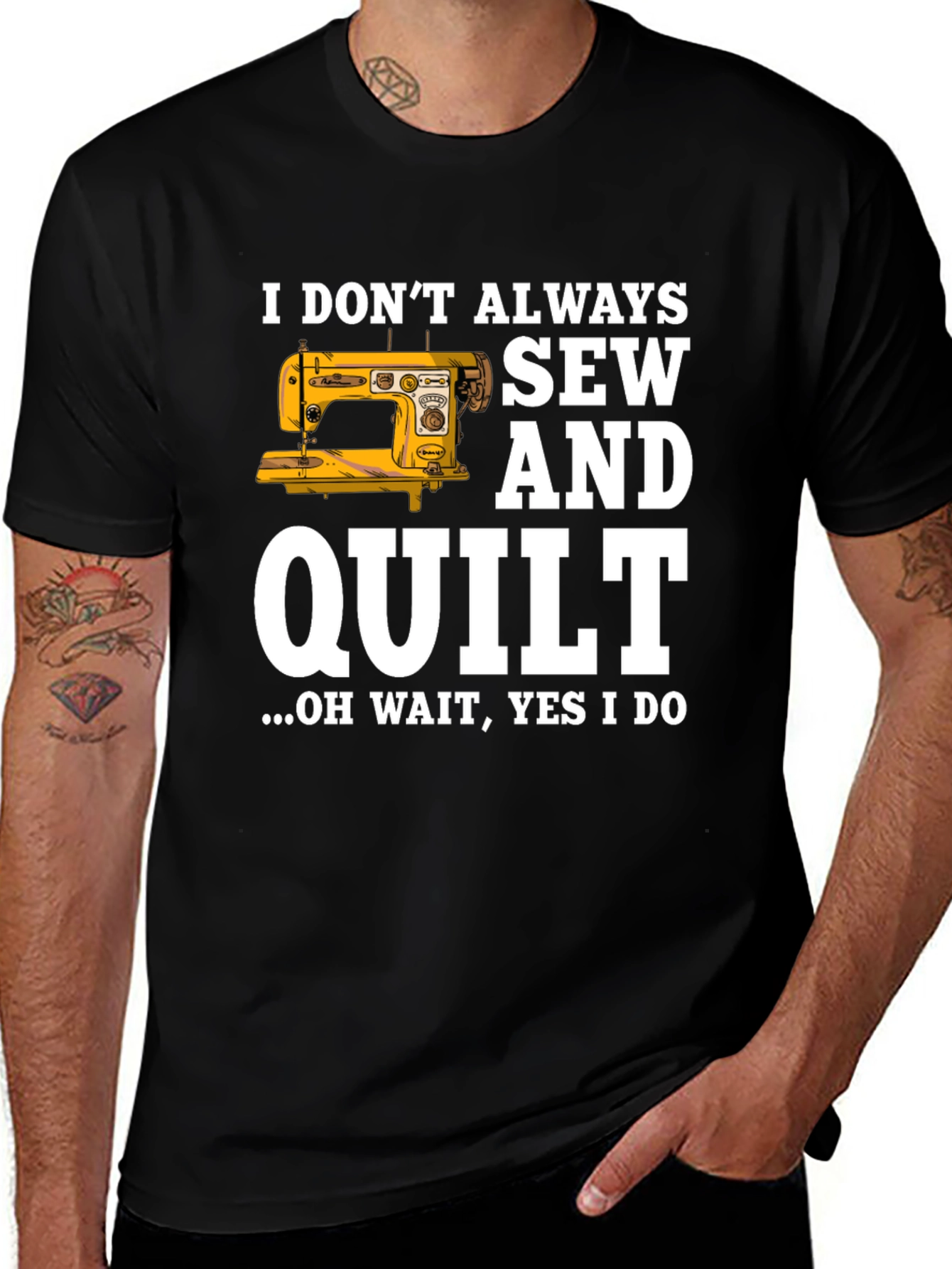 Variant 16 of Sew & Quilt T-Shirt - Funny Quilting Gift Tee