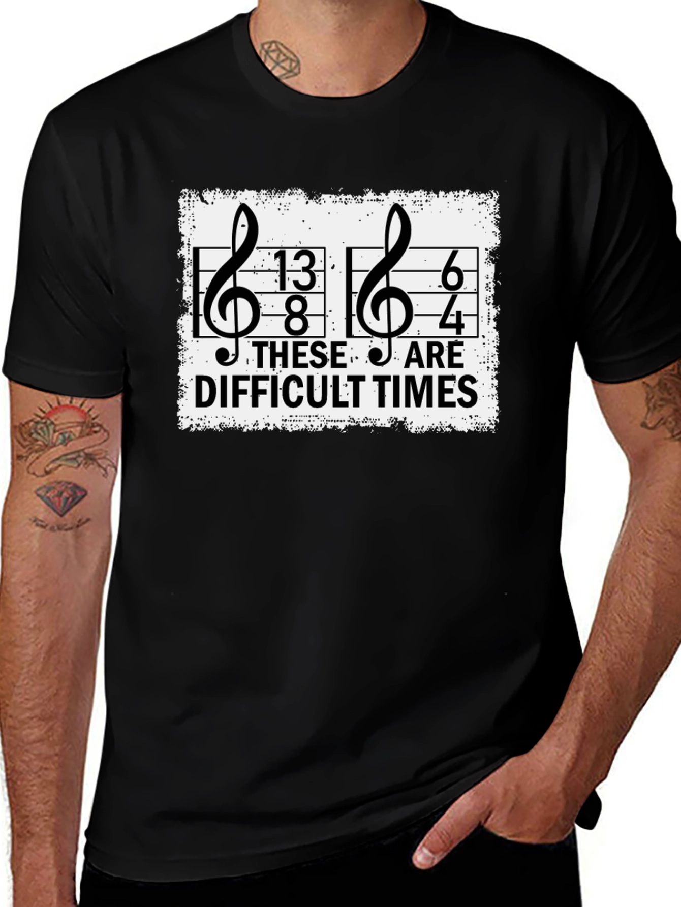 Variant 25 of Difficult Times Music T-Shirt