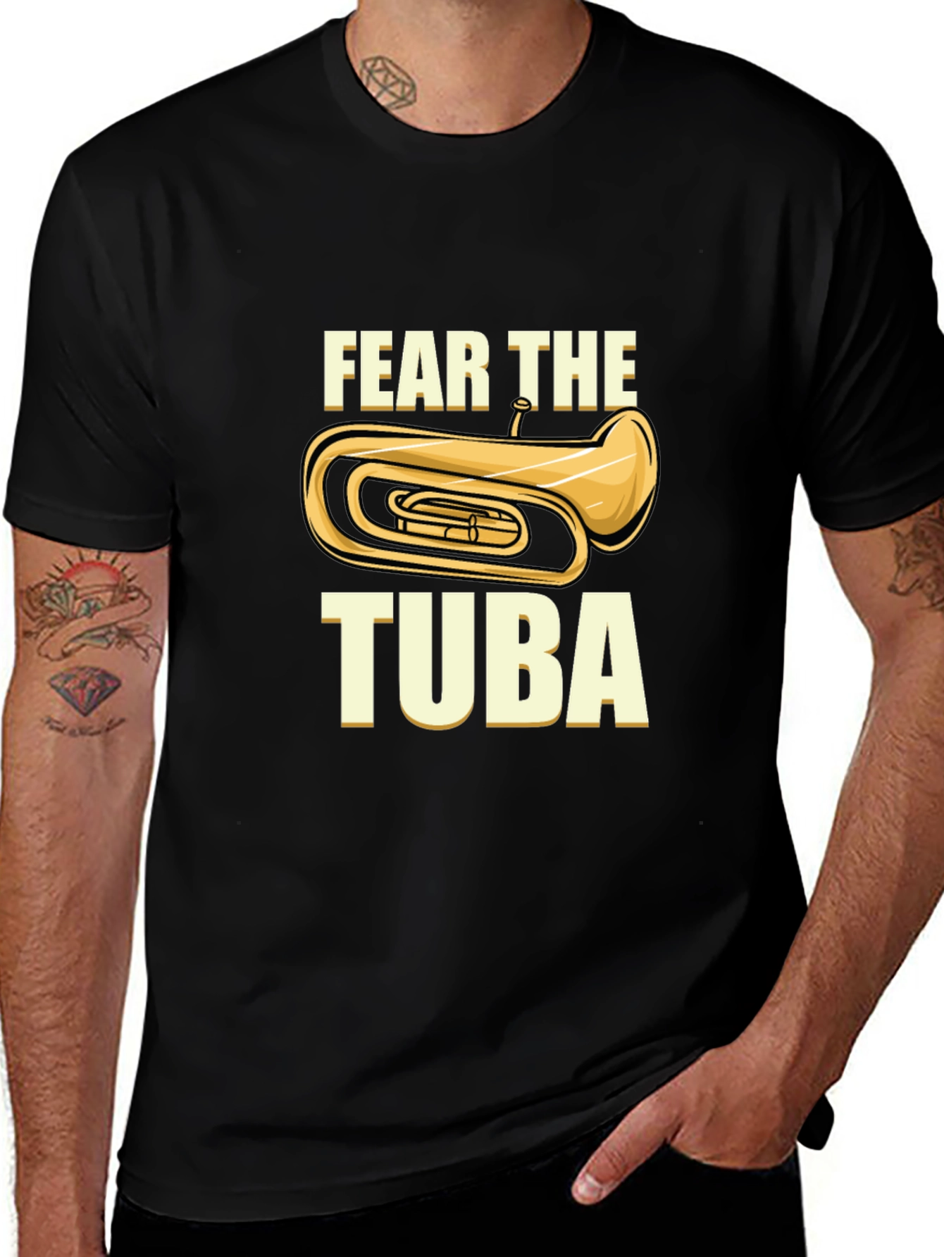Variant 14 of Fear The Tuba Graphic T-Shirt