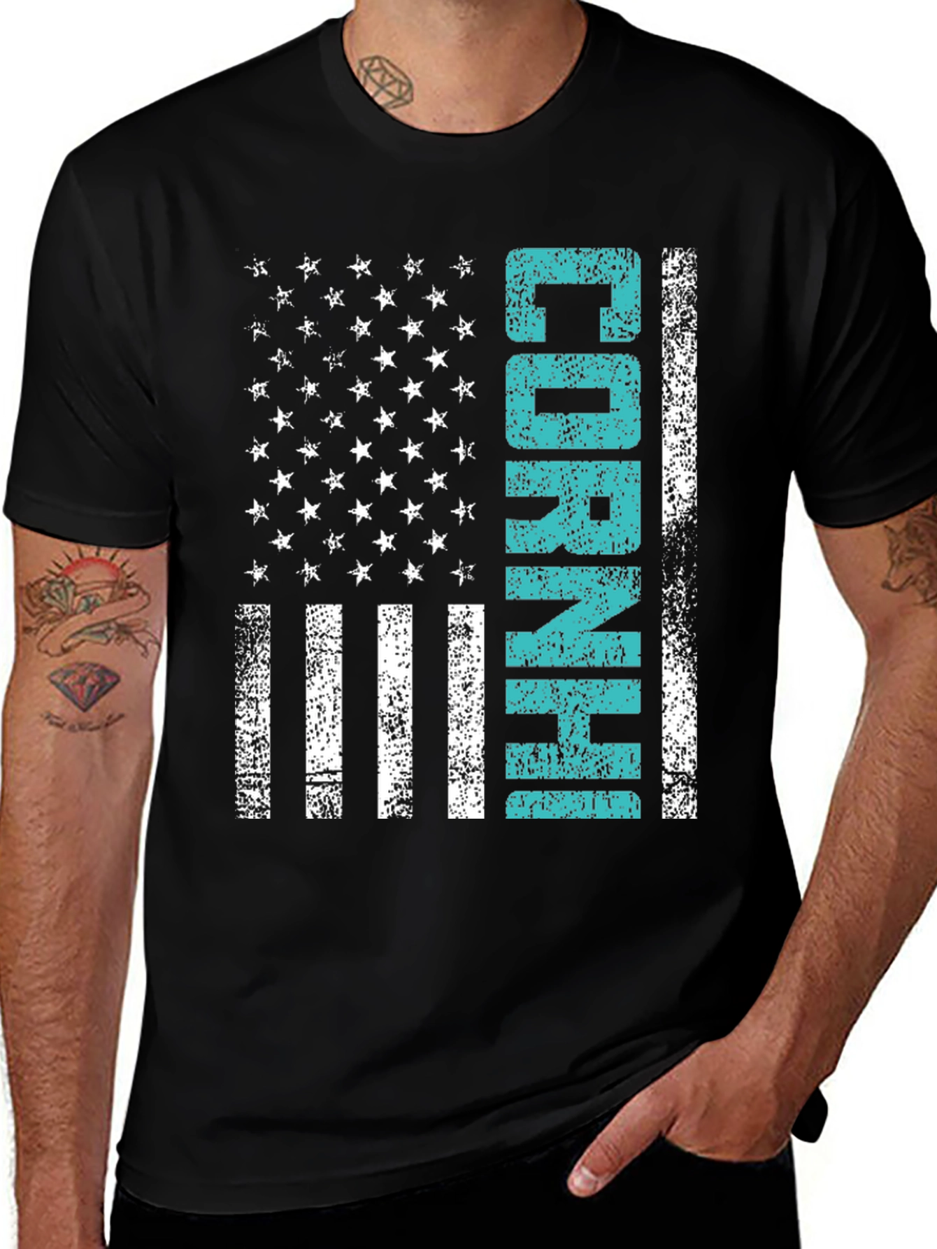 Variant 20 of CORNHI Flag Graphic Tee - Patriotic Pride