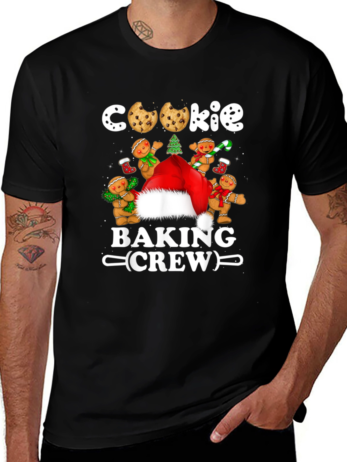 Cookie Baking Crew Christmas Graphic Tee