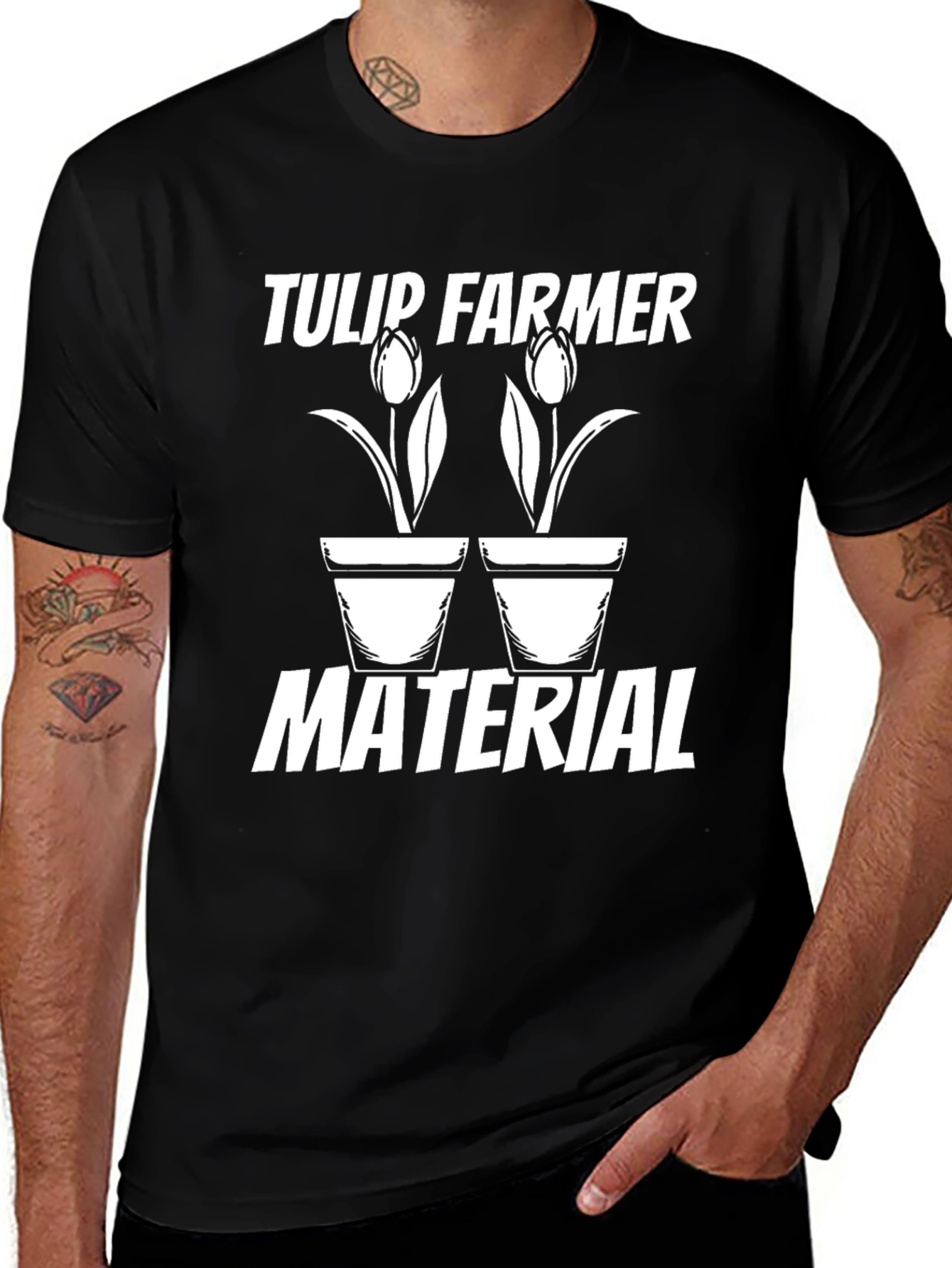 Variant 20 of Tulip Farmer Material Graphic T-Shirt