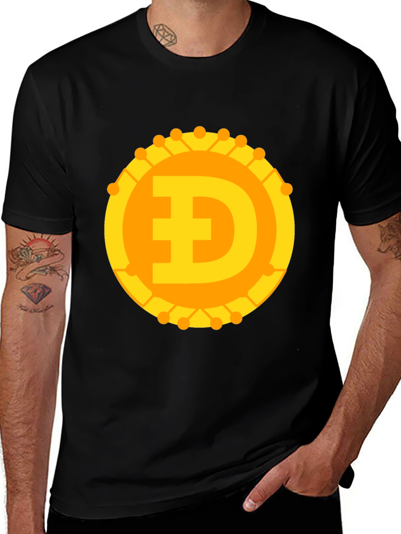 Variant 24 of Dogecoin Crypto T-Shirt - Stylish Blockchain Tee