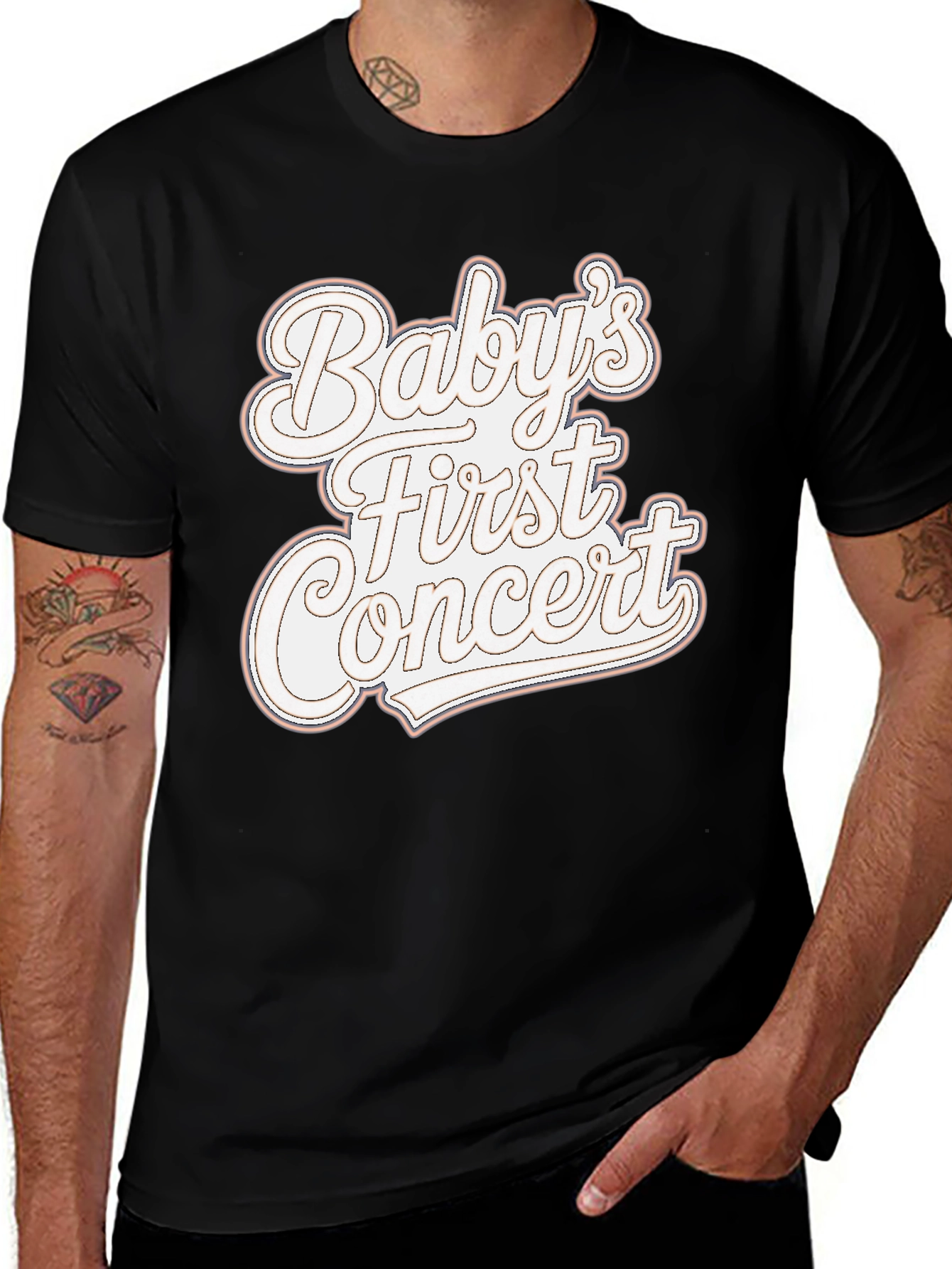 Variant 5 of Baby's First Concert T-Shirt - Cute Music Tee