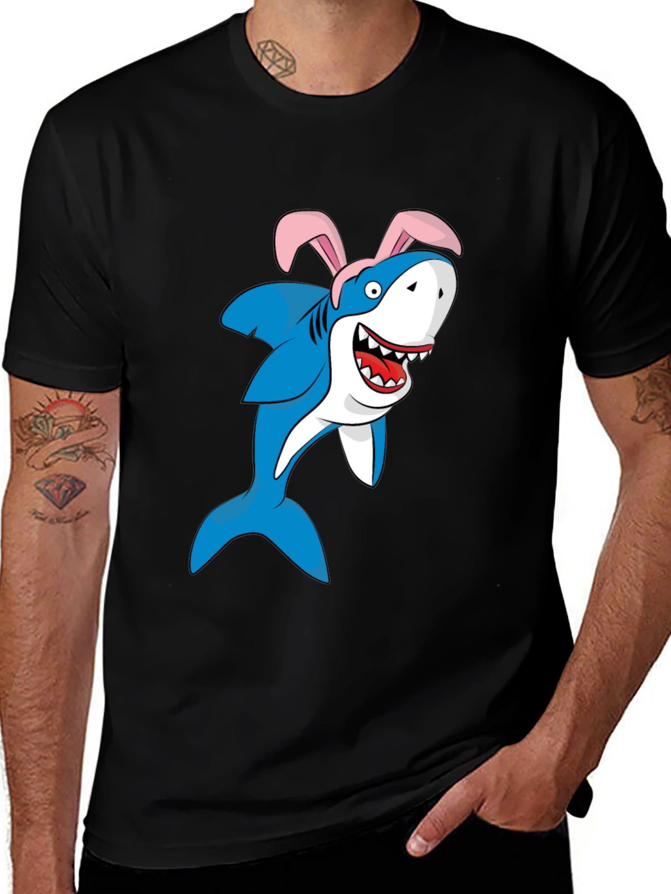 Variant 4 of Shark Bunny T-Shirt