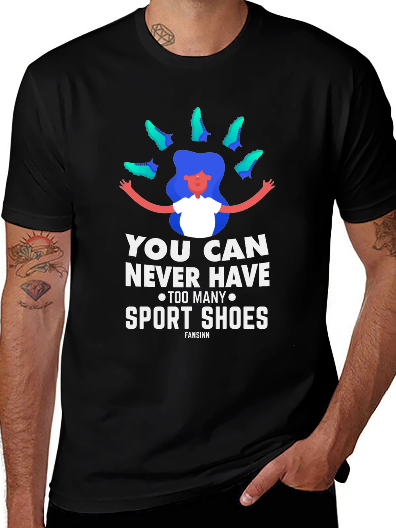 Variant 12 of Sport Shoes Lover Graphic Tee
