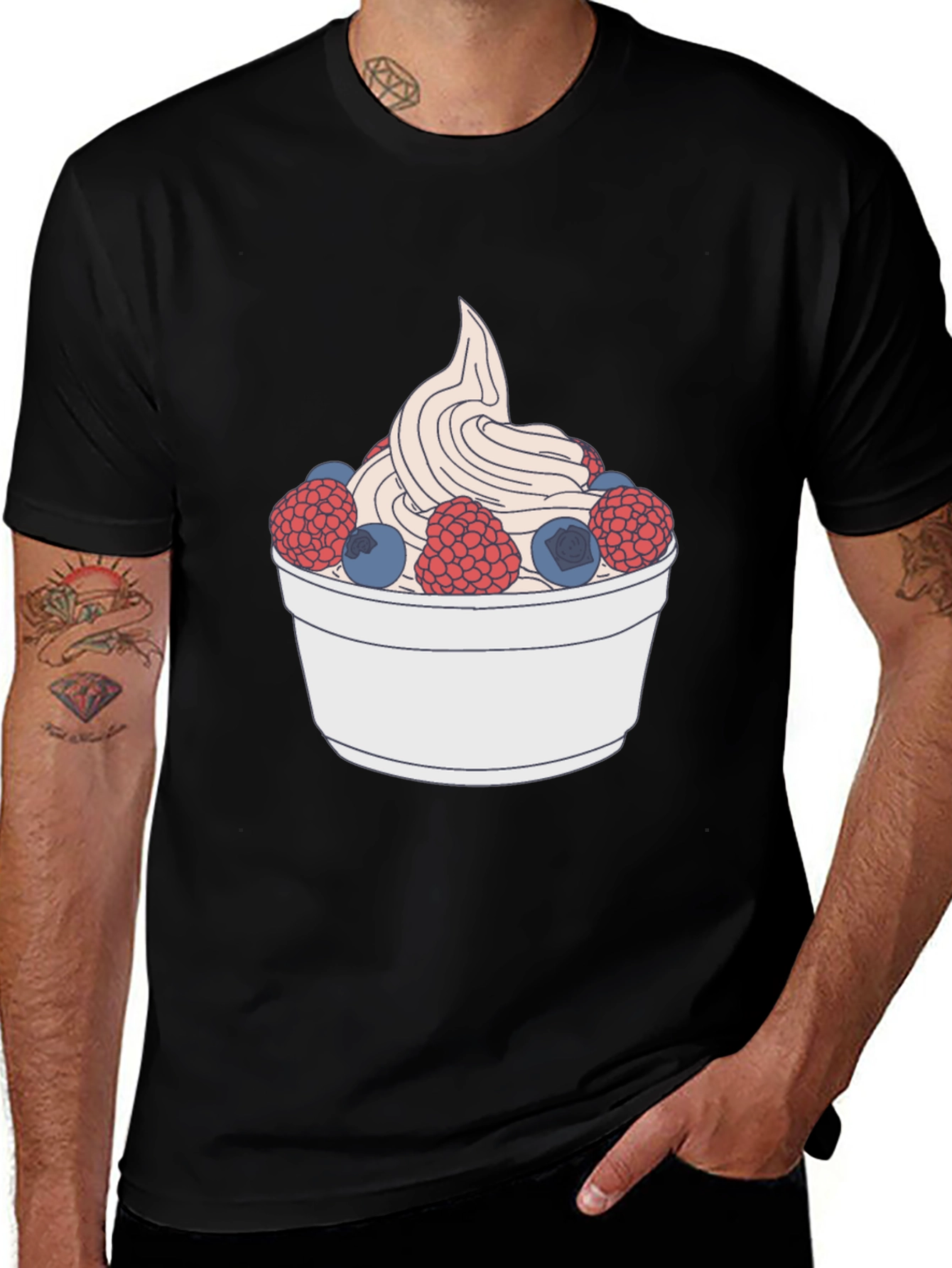 Variant 23 of Dessert Graphic Tee - Trendy & Delicious