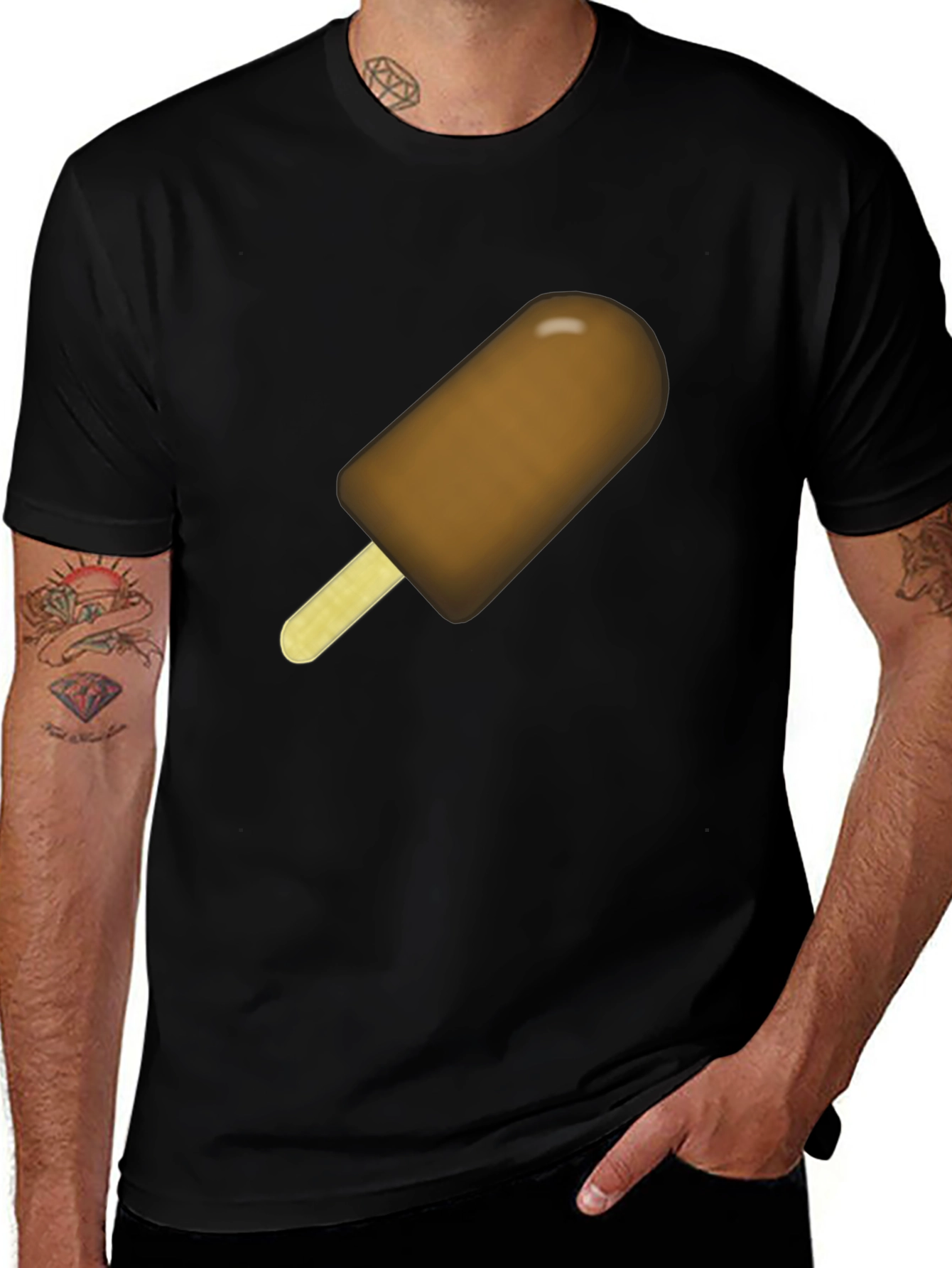 Variant 8 of Chocolate Ice Cream Bar Graphic Tee