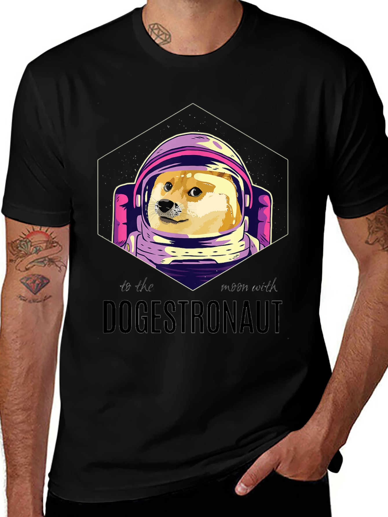 Dogestronaut T-Shirt: To the Moon!