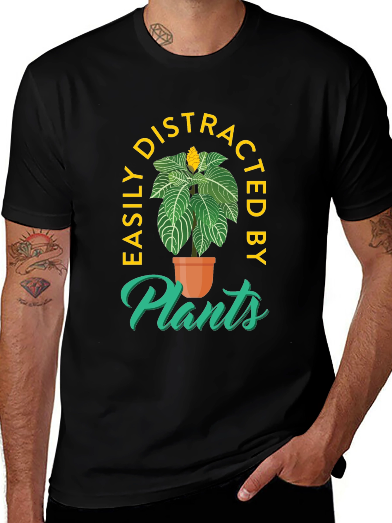 Variant 27 of Easily Distracted By Plants T-Shirt
