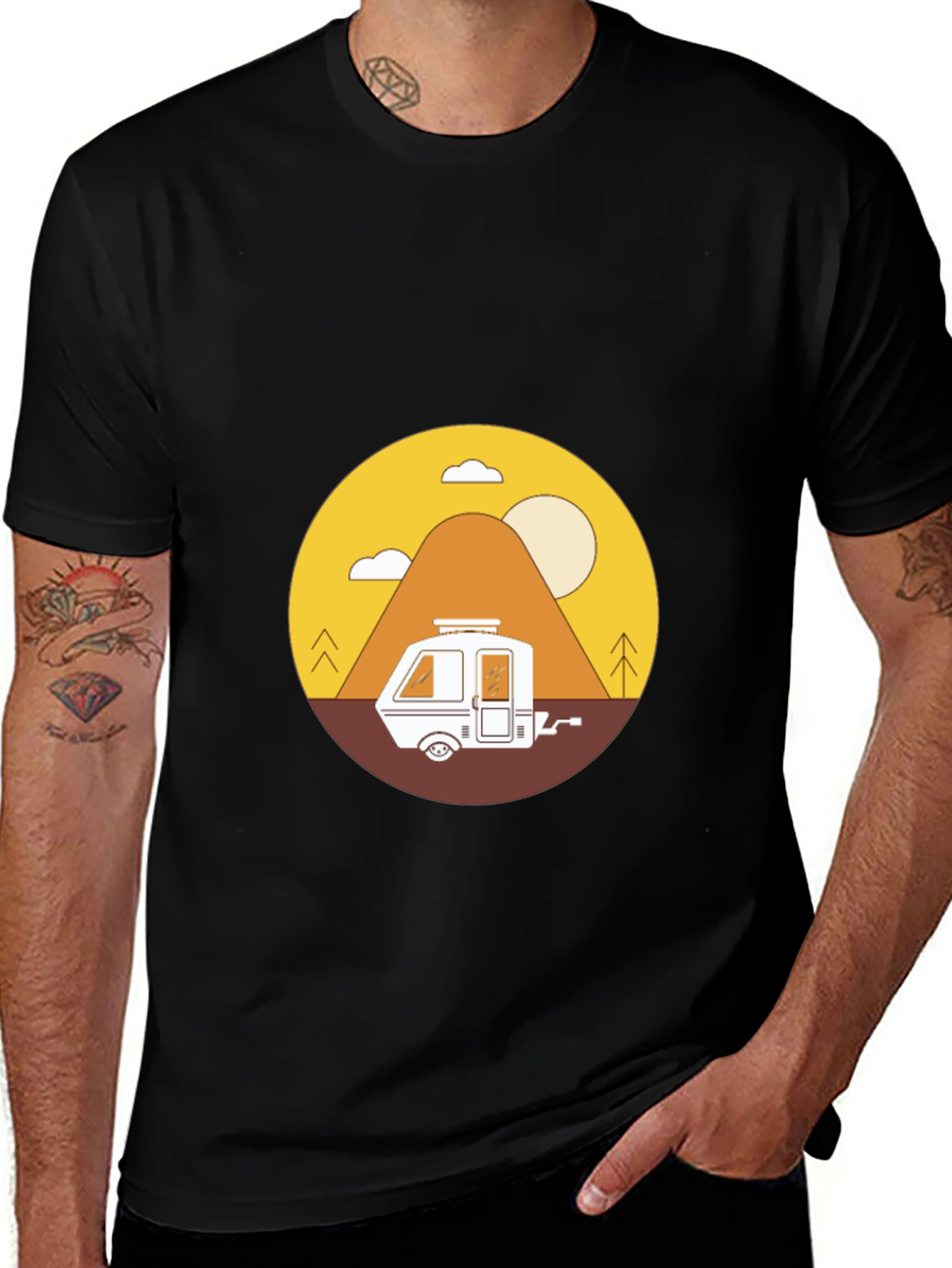 Variant 29 of Camping Adventure T-Shirt - Retro Graphic Tee