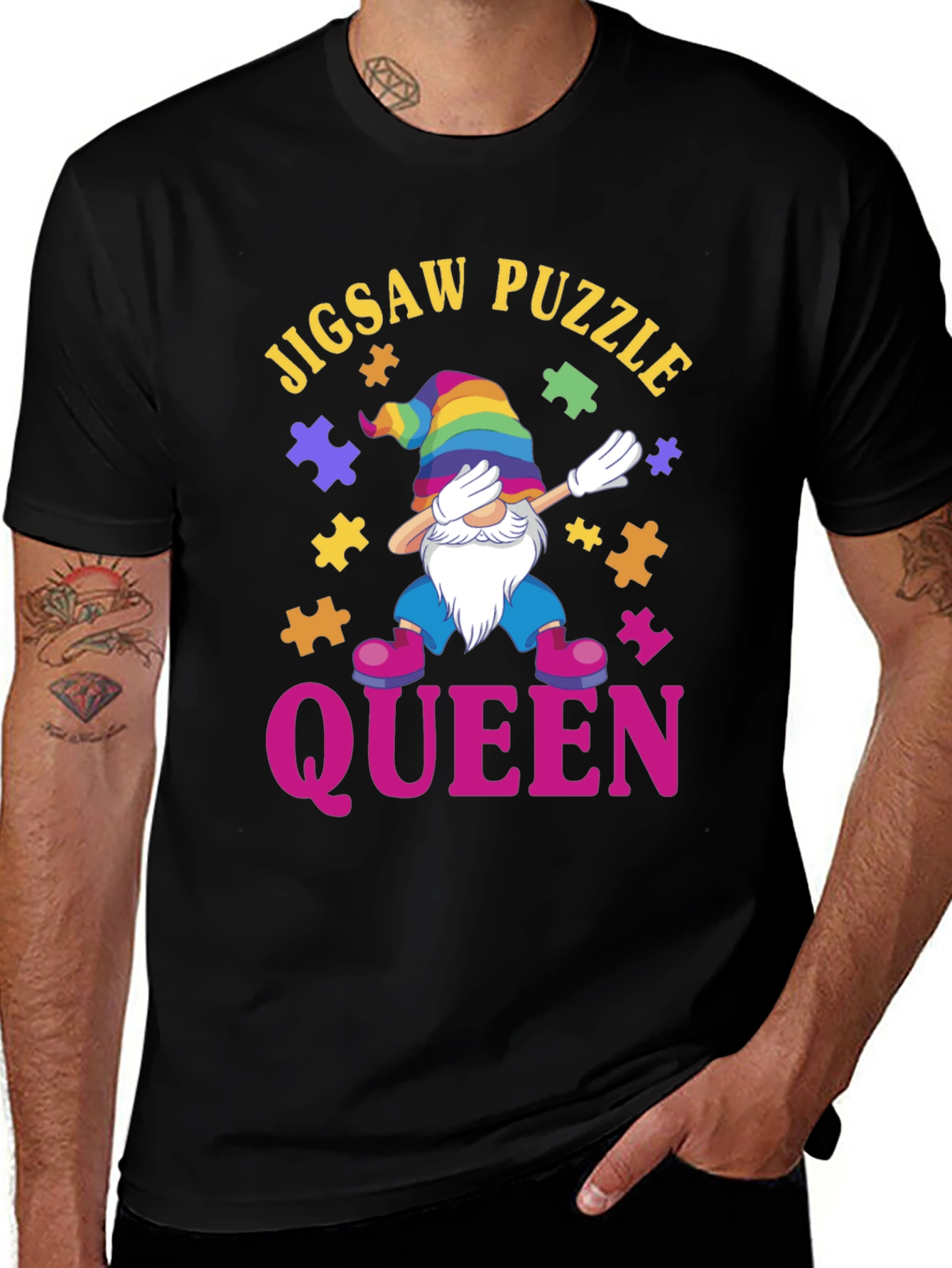 Variant 24 of Jigsaw Puzzle Queen T-Shirt
